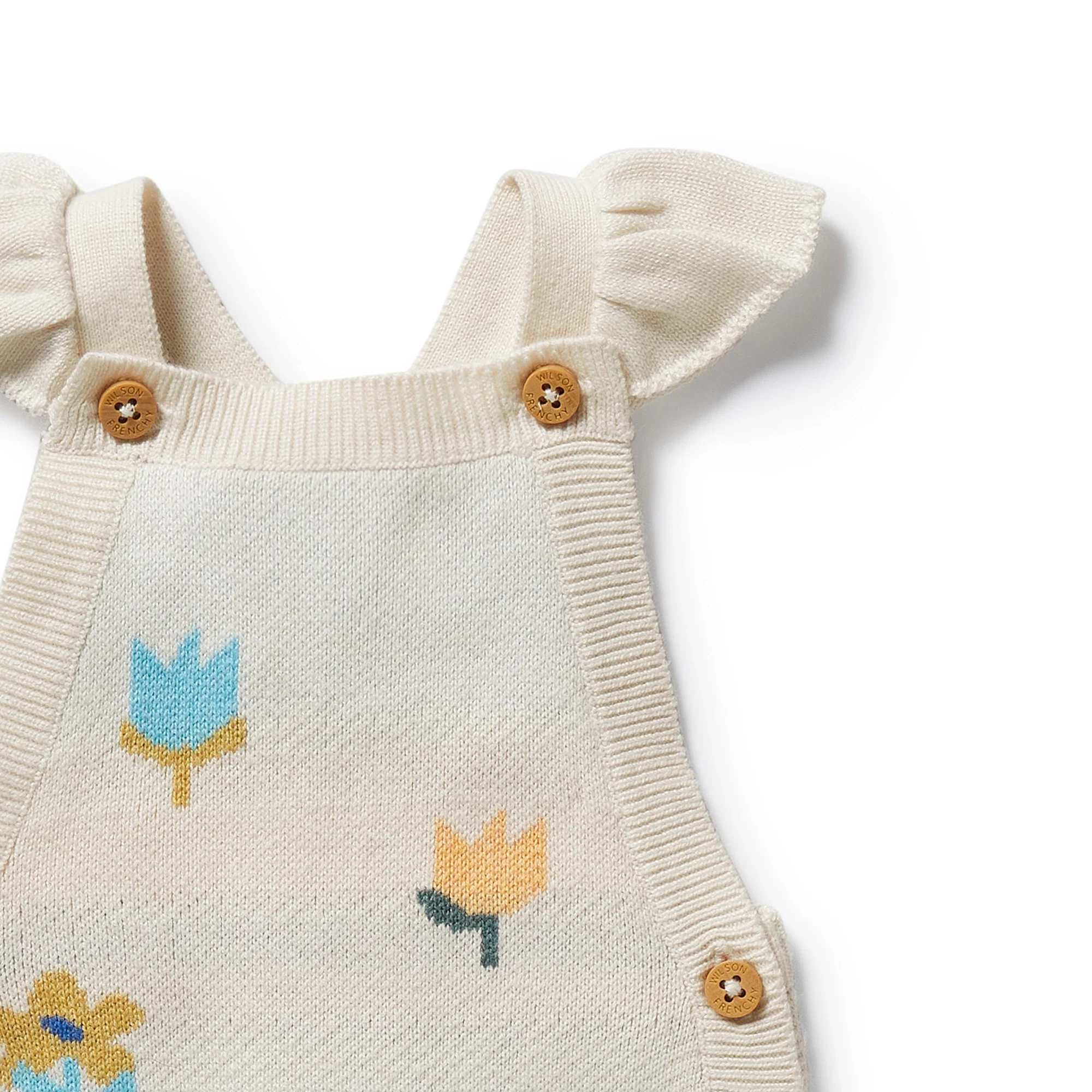 Wilson & Frenchy - Flower Pop Organic Knitted Jacquard Overall - Image 3