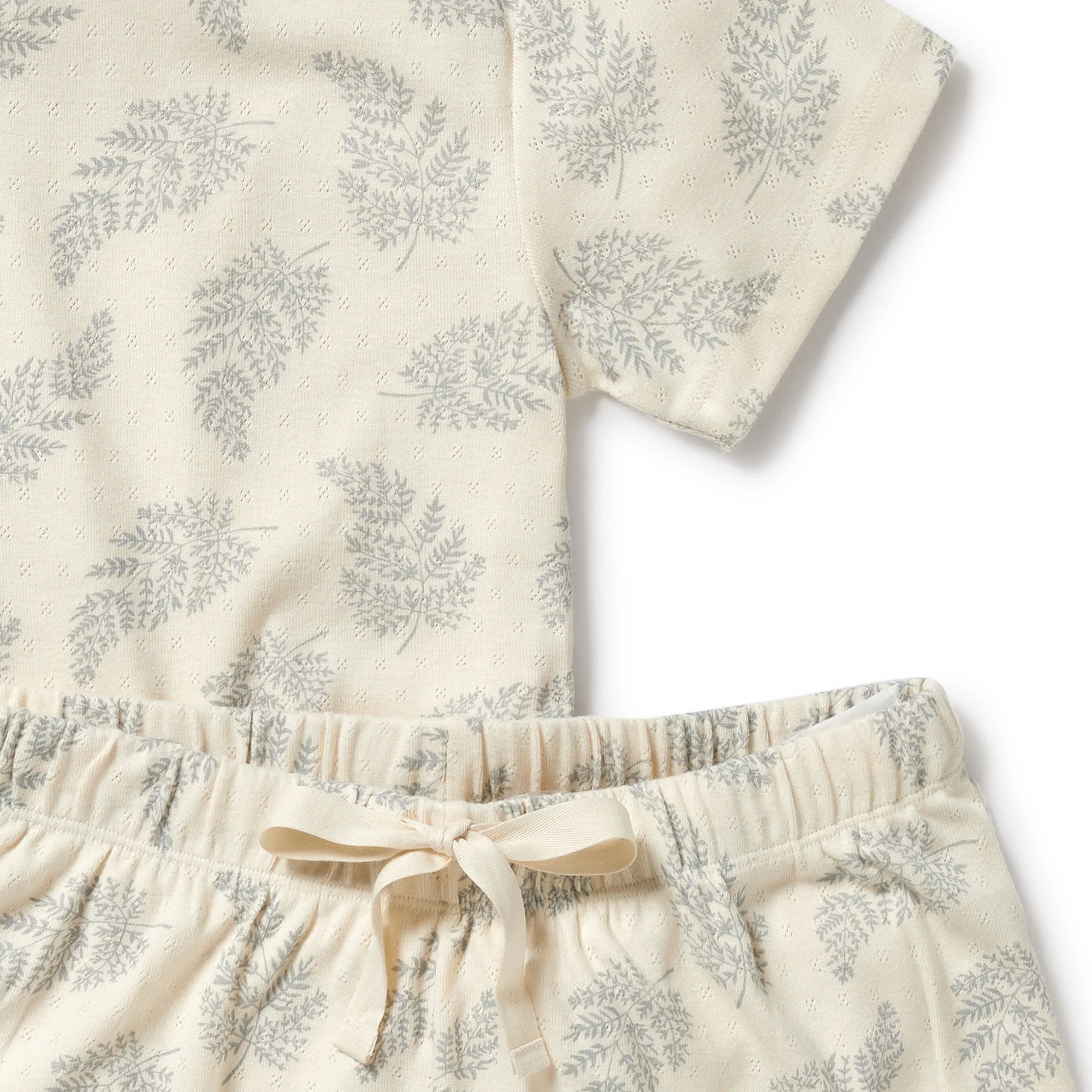 Wilson and Frenchy Forever Ferns Organic Women's Short Sleeved Pyjamas - Image 2