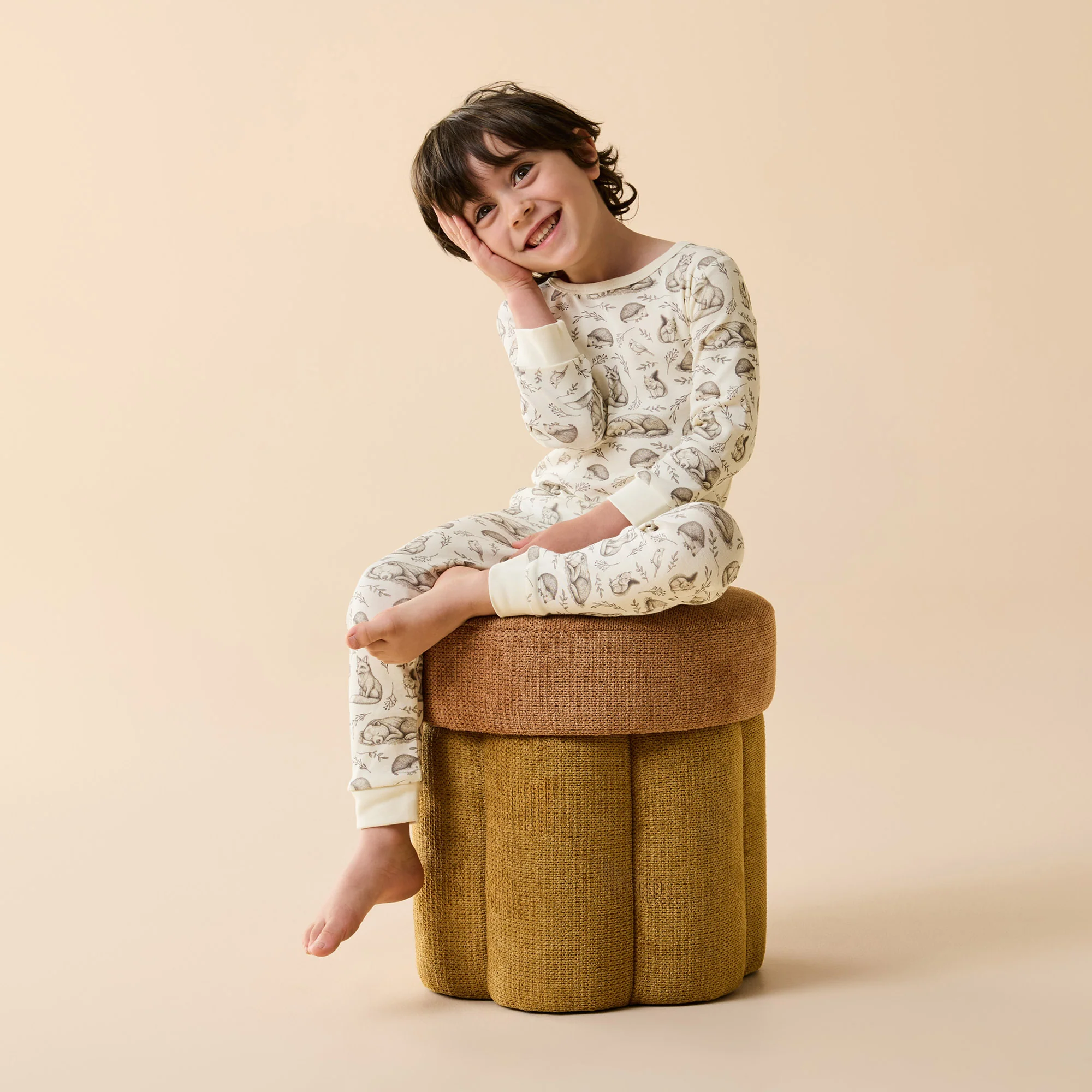 Foxglove Forest Organic Long Sleeved Pyjamas - Image 2