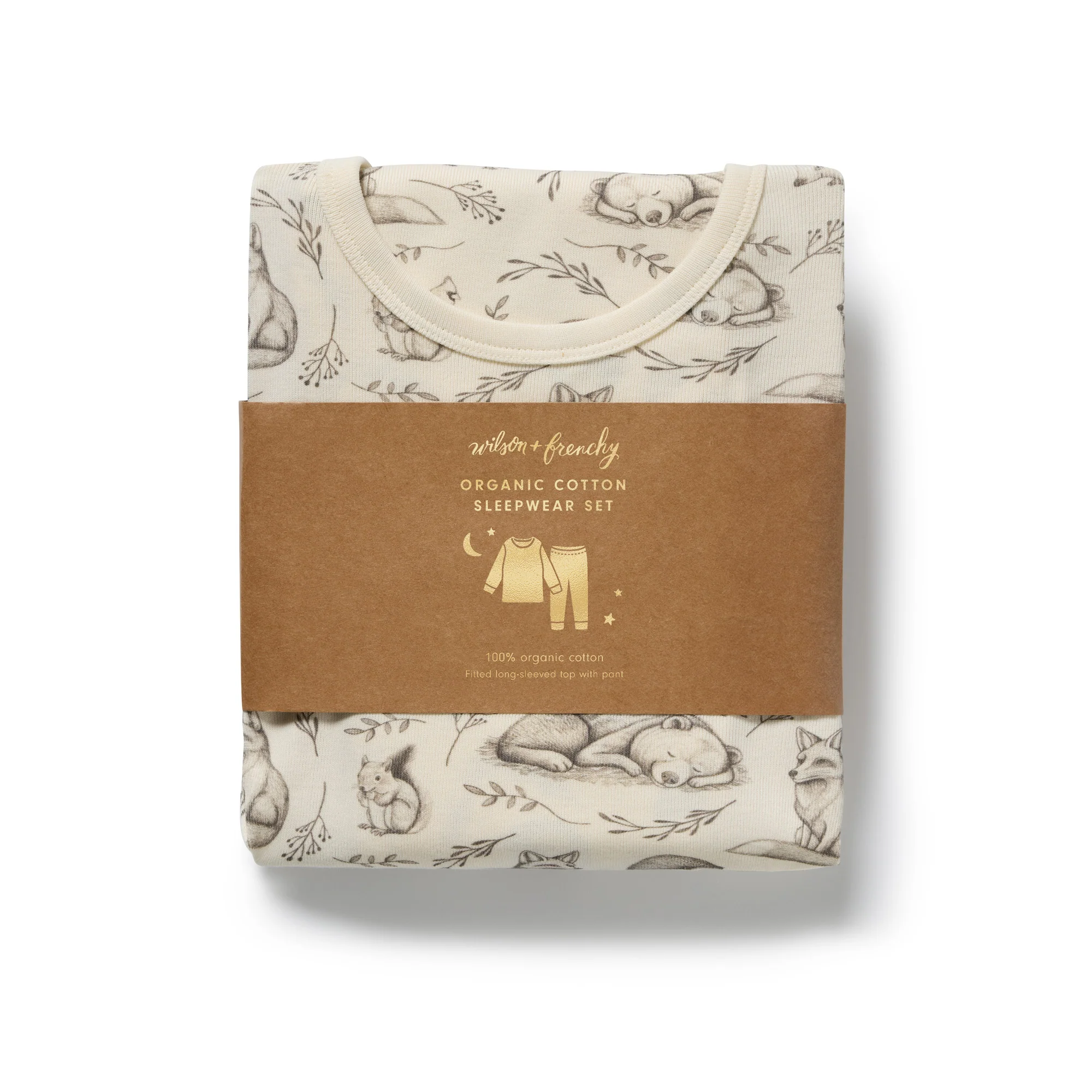 Foxglove Forest Organic Long Sleeved Pyjamas - Image 4