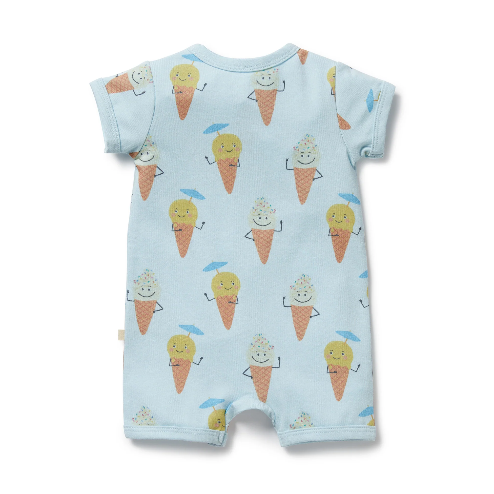 Organic Boyleg Zipsuit - Frosty Friends - Image 4