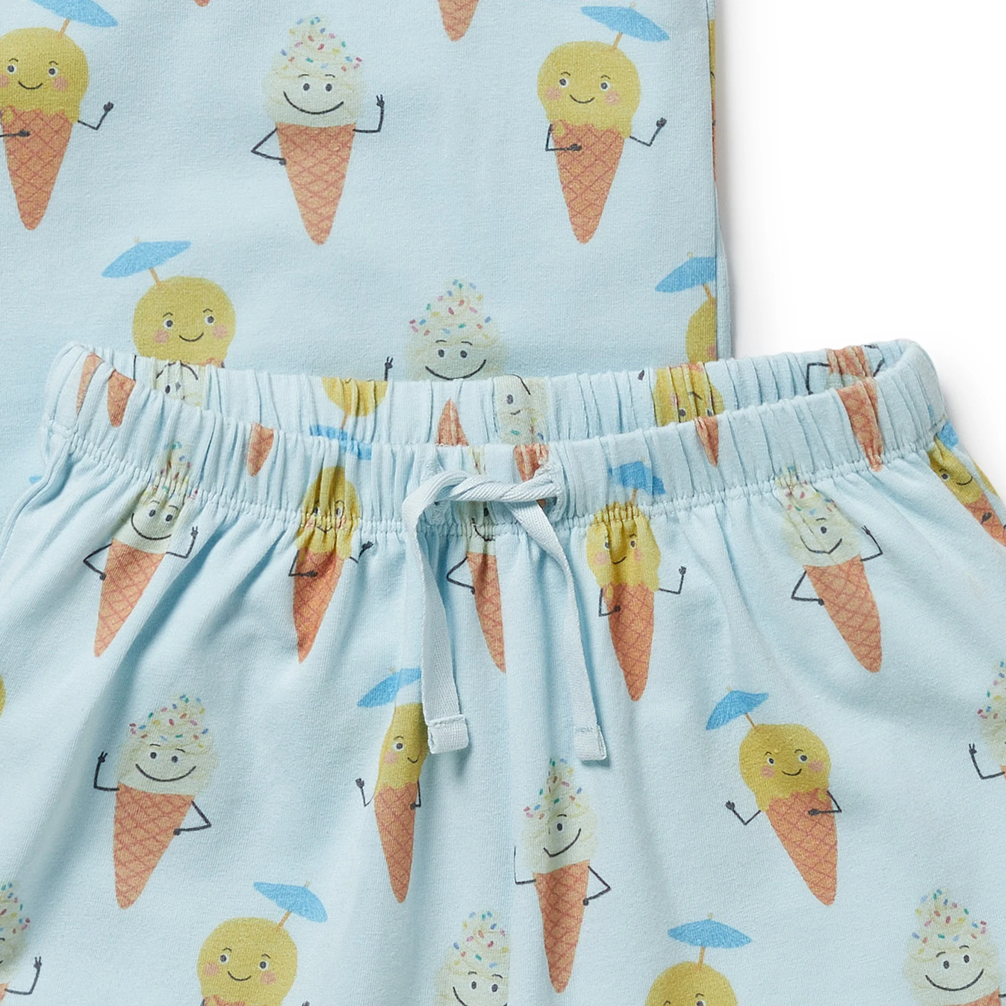 Organic Short Sleeved Pyjamas - Frosty Friends - Image 5