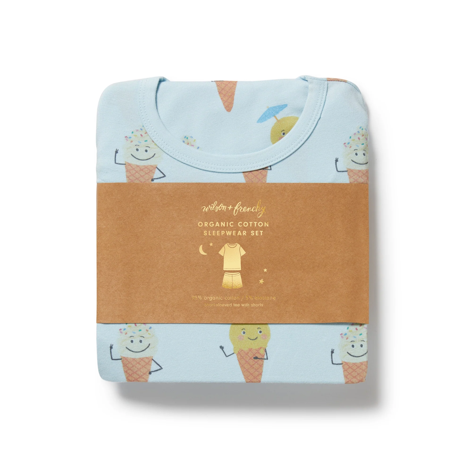 Organic Short Sleeved Pyjamas - Frosty Friends - Image 6