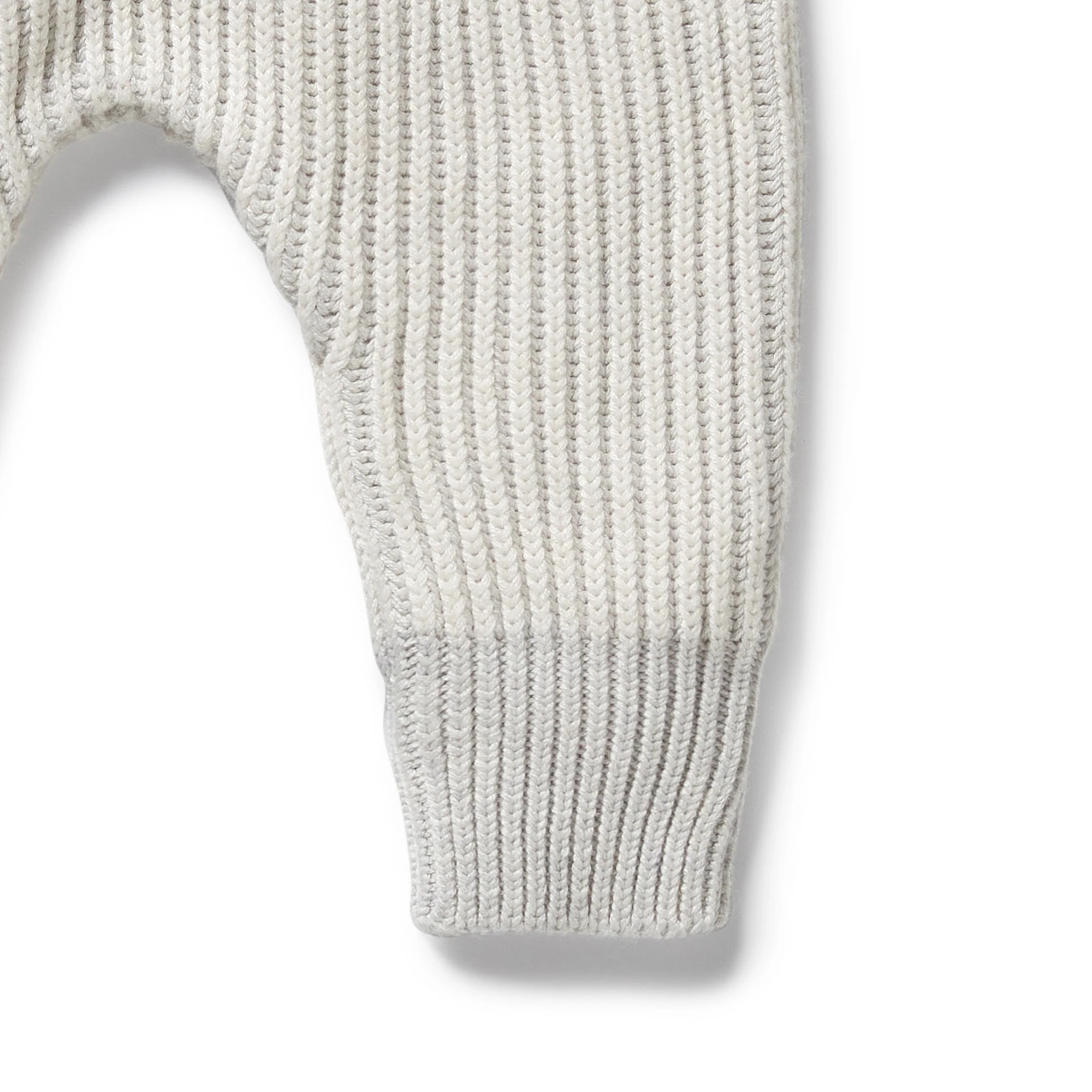Wilson & Frenchy - Grey Melange and Oatmeal Organic Knitted Legging - Image 3