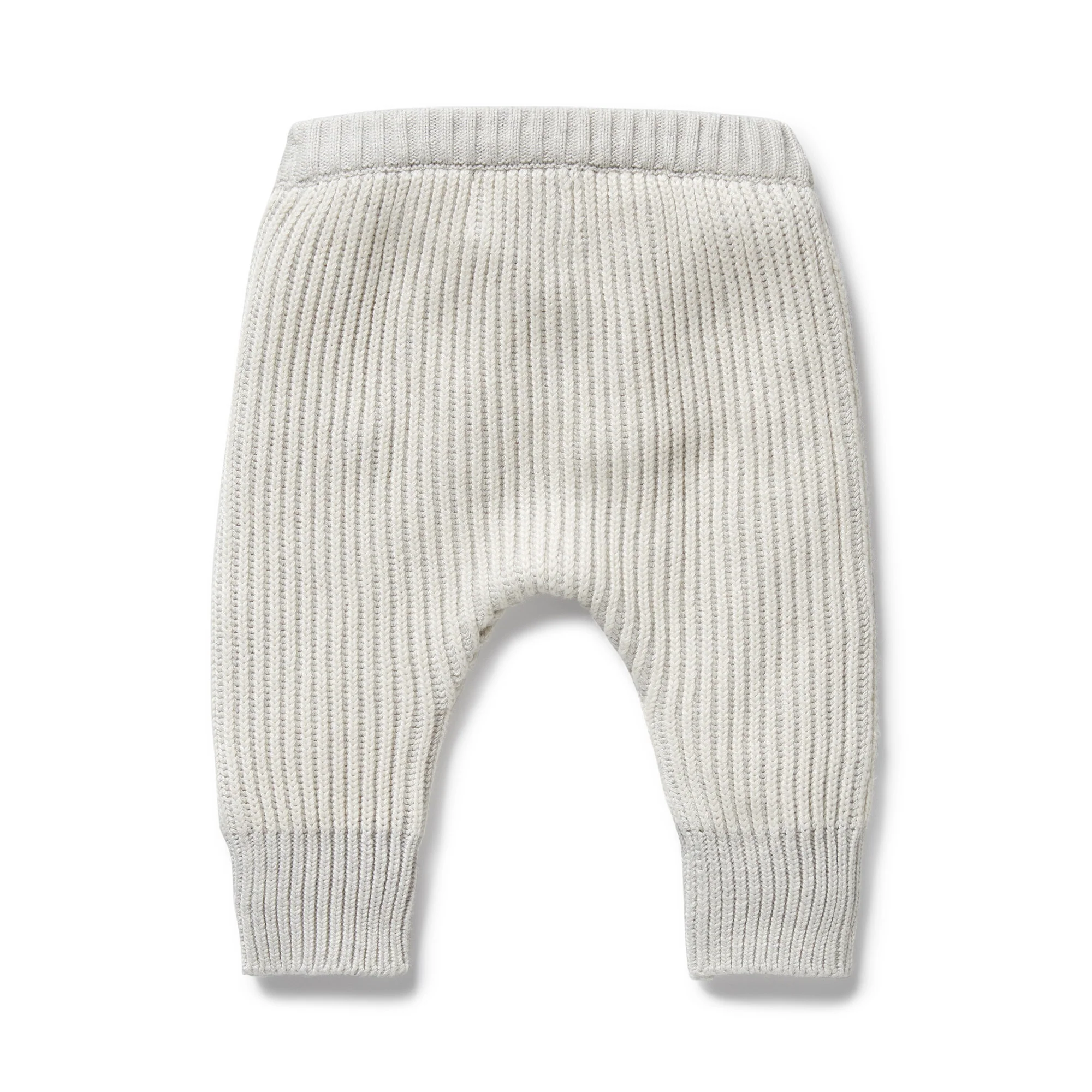 Wilson & Frenchy - Grey Melange and Oatmeal Organic Knitted Legging - Image 4
