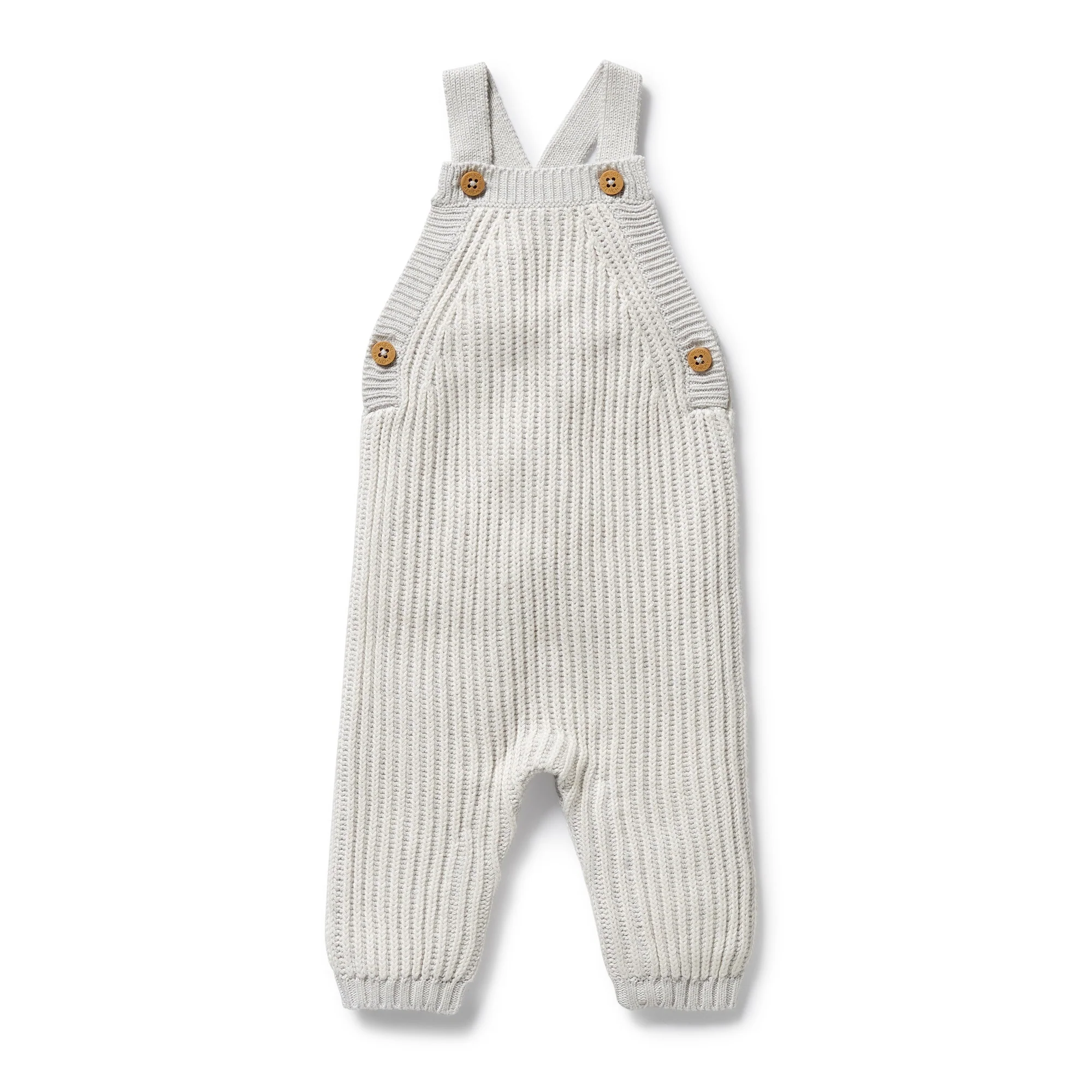 Wilson & Frenchy - Grey Melange and Oatmeal Organic Knitted Overall