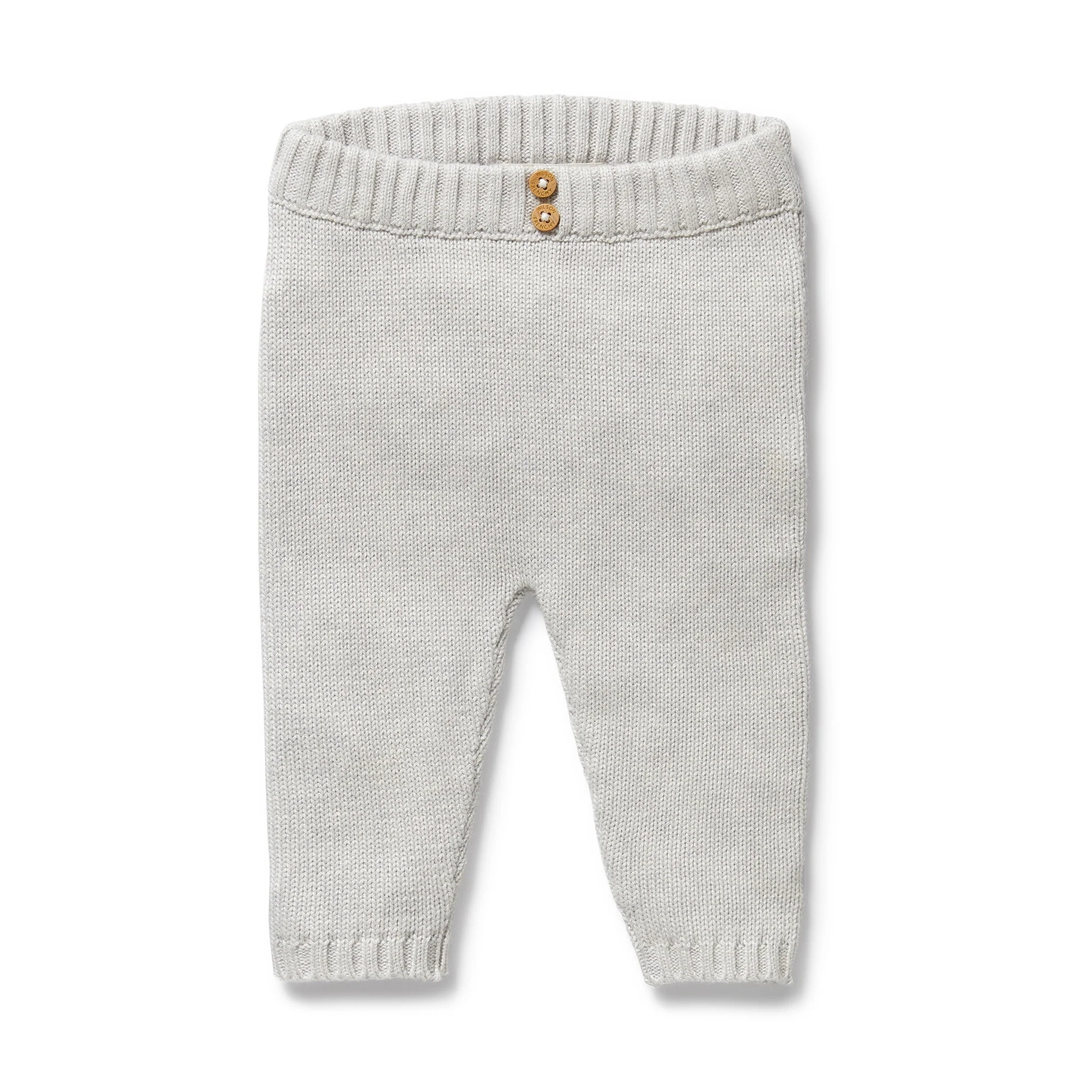 Wilson & Frenchy - Grey Melange Organic Knitted Legging