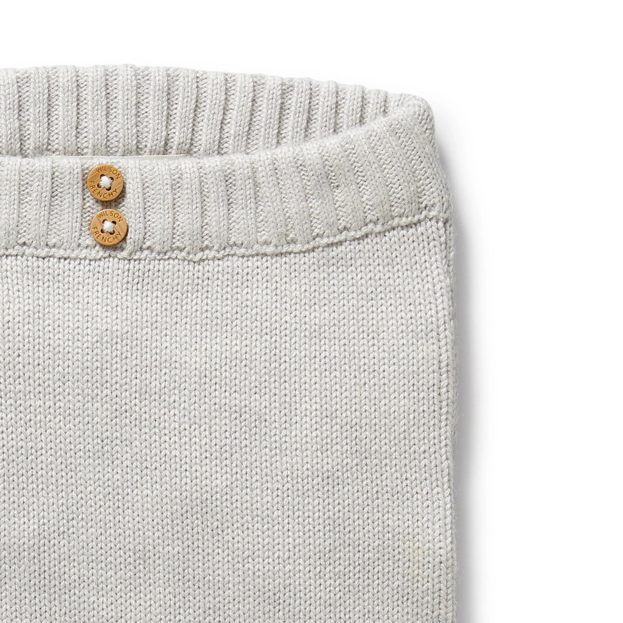 Wilson & Frenchy - Grey Melange Organic Knitted Legging - Image 2