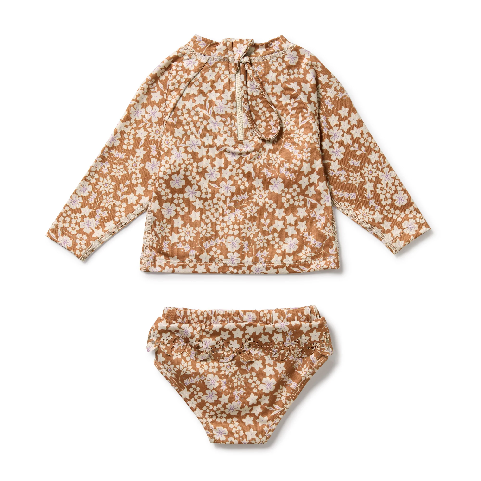 Cutwork Rashie Swimset - Hazel Floral - Image 6