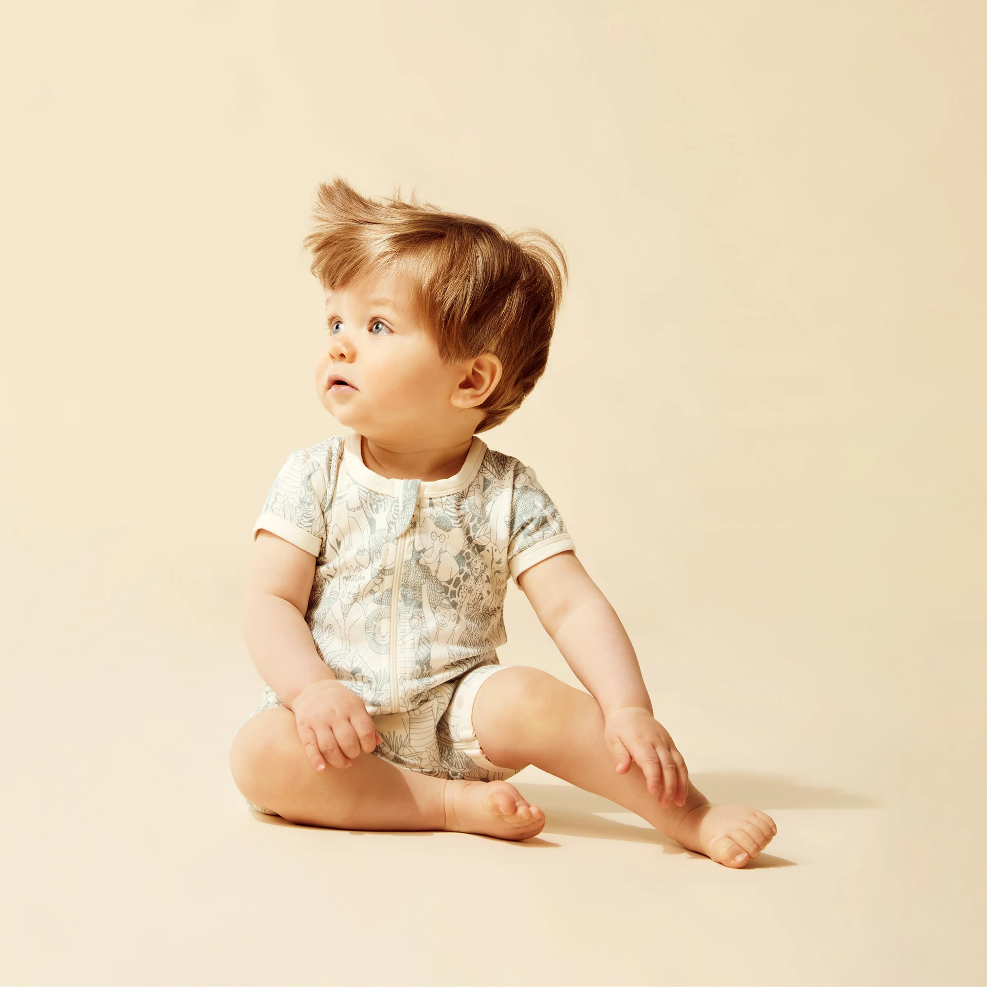 Hello Friends Organic Boyleg Zipsuit - Image 6