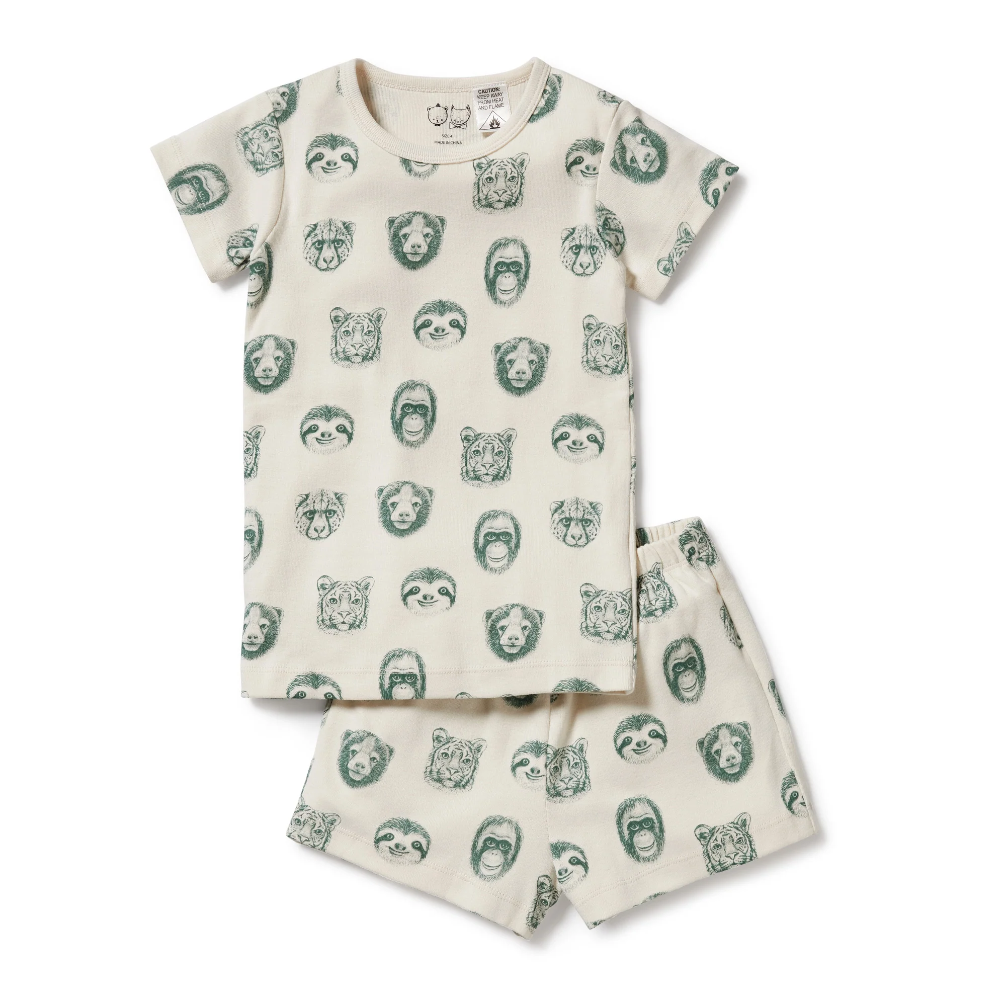 Hello Jungle Organic Short Sleeve Pyjamas - Image 2