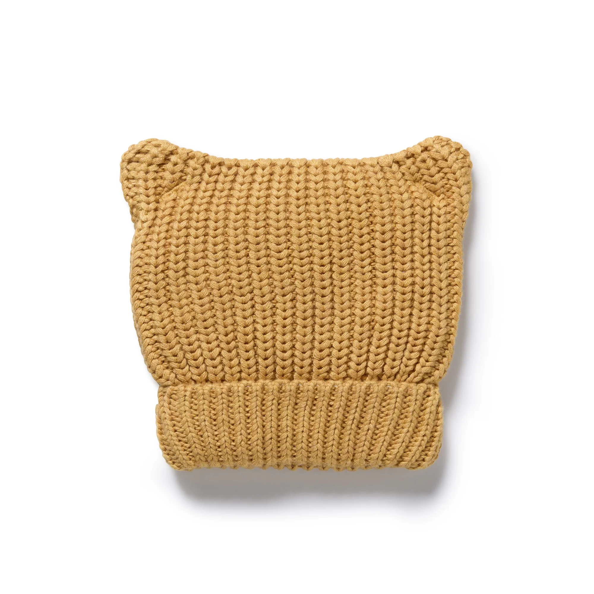Honey Drop Organic Knitted Bear Hat