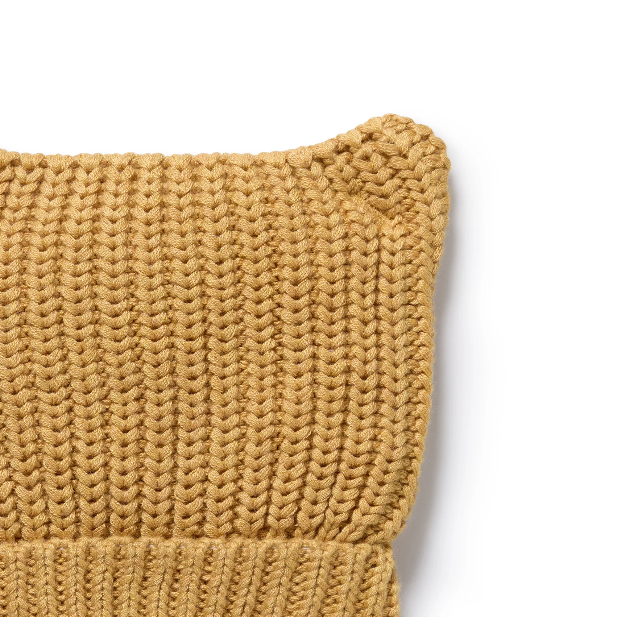 Honey Drop Organic Knitted Bear Hat - Image 2
