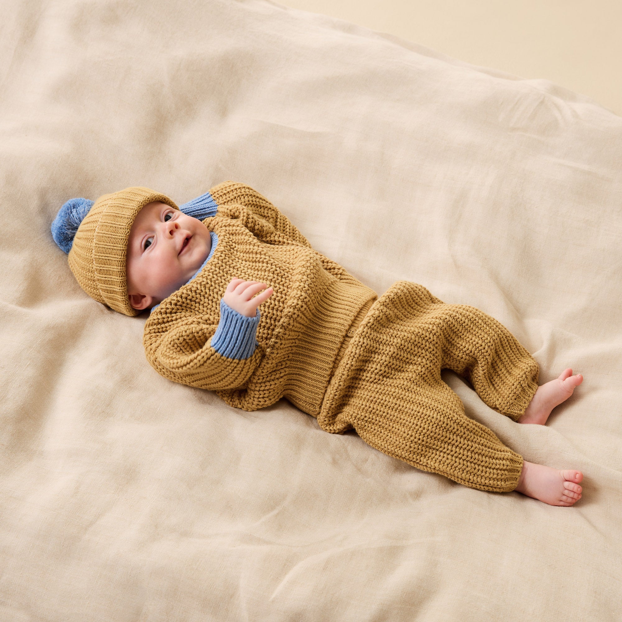 Honey Drop Organic Knitted Jumper - Image 2