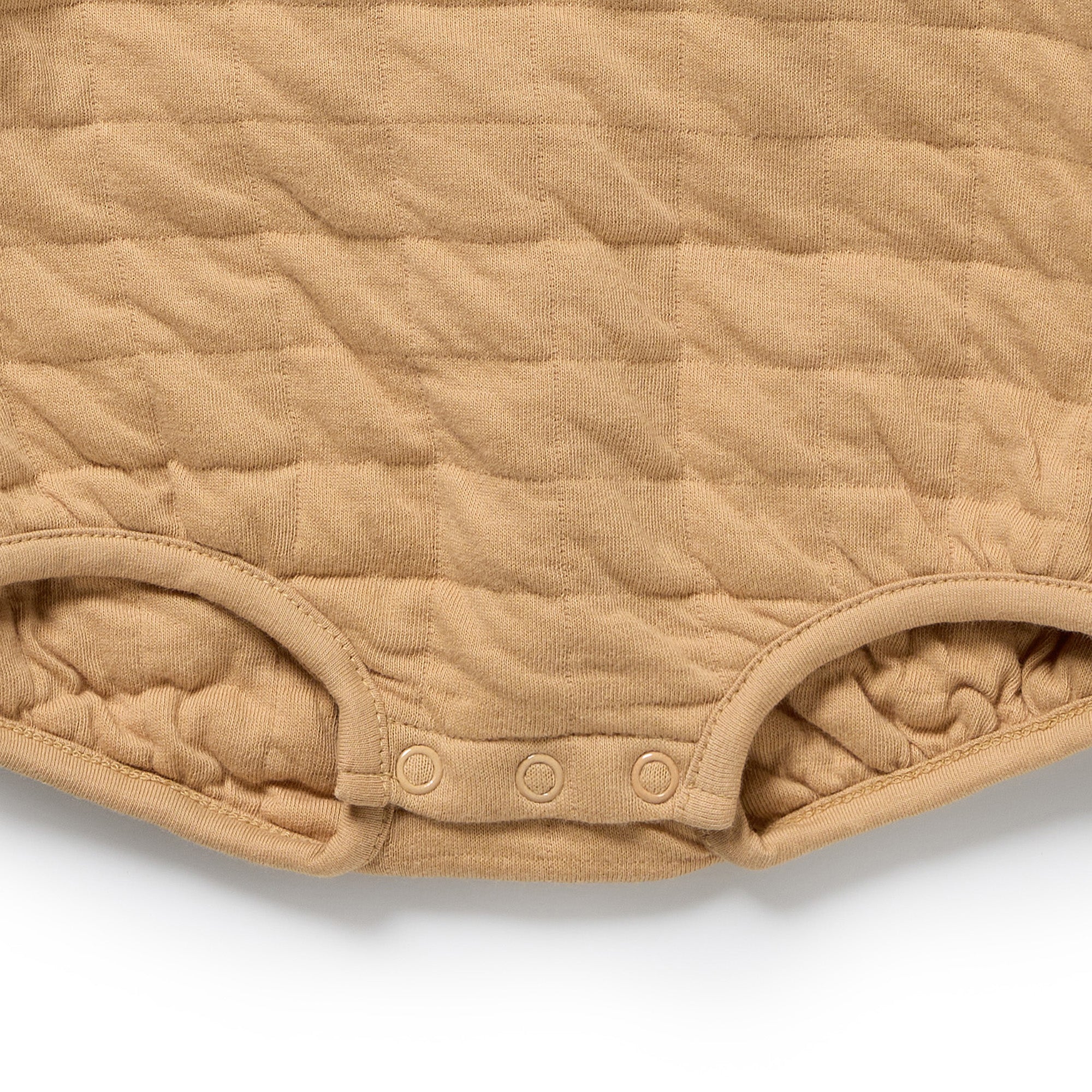 Honey Fawn Organic Quilted Bodysuit - Image 2