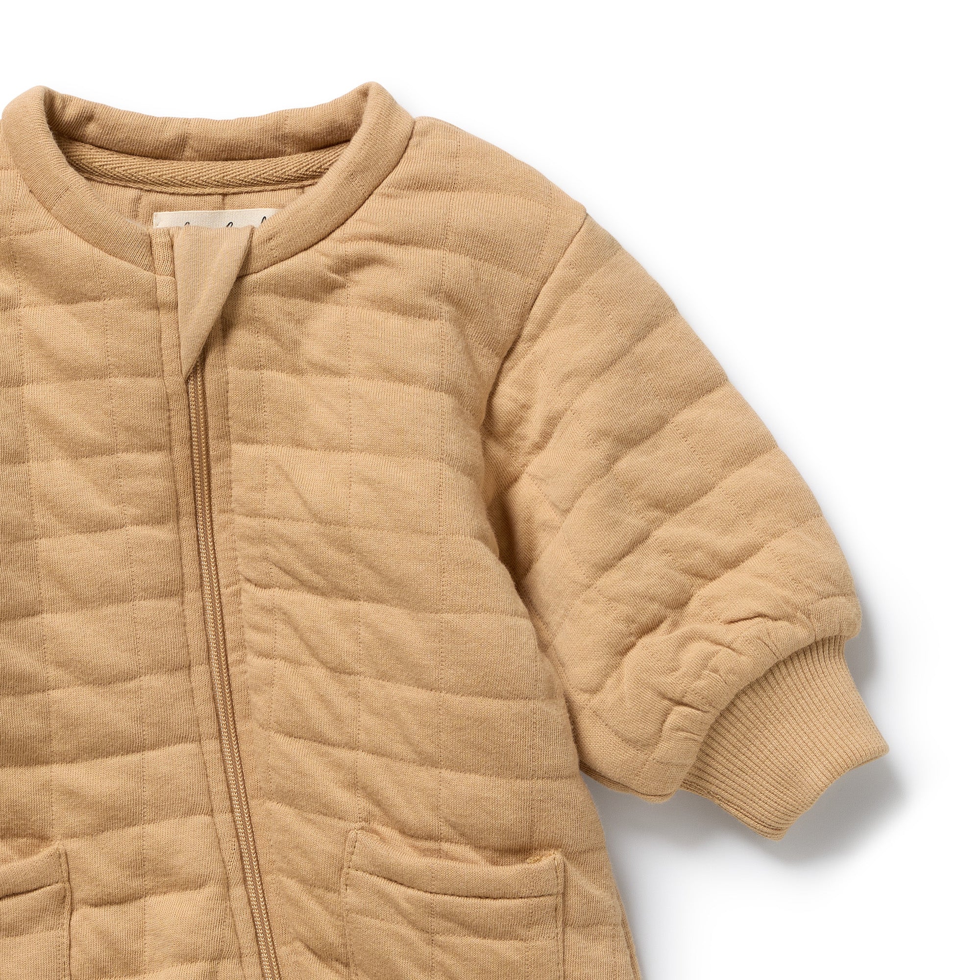 Honey Fawn Organic Quilted Growsuit - Image 2