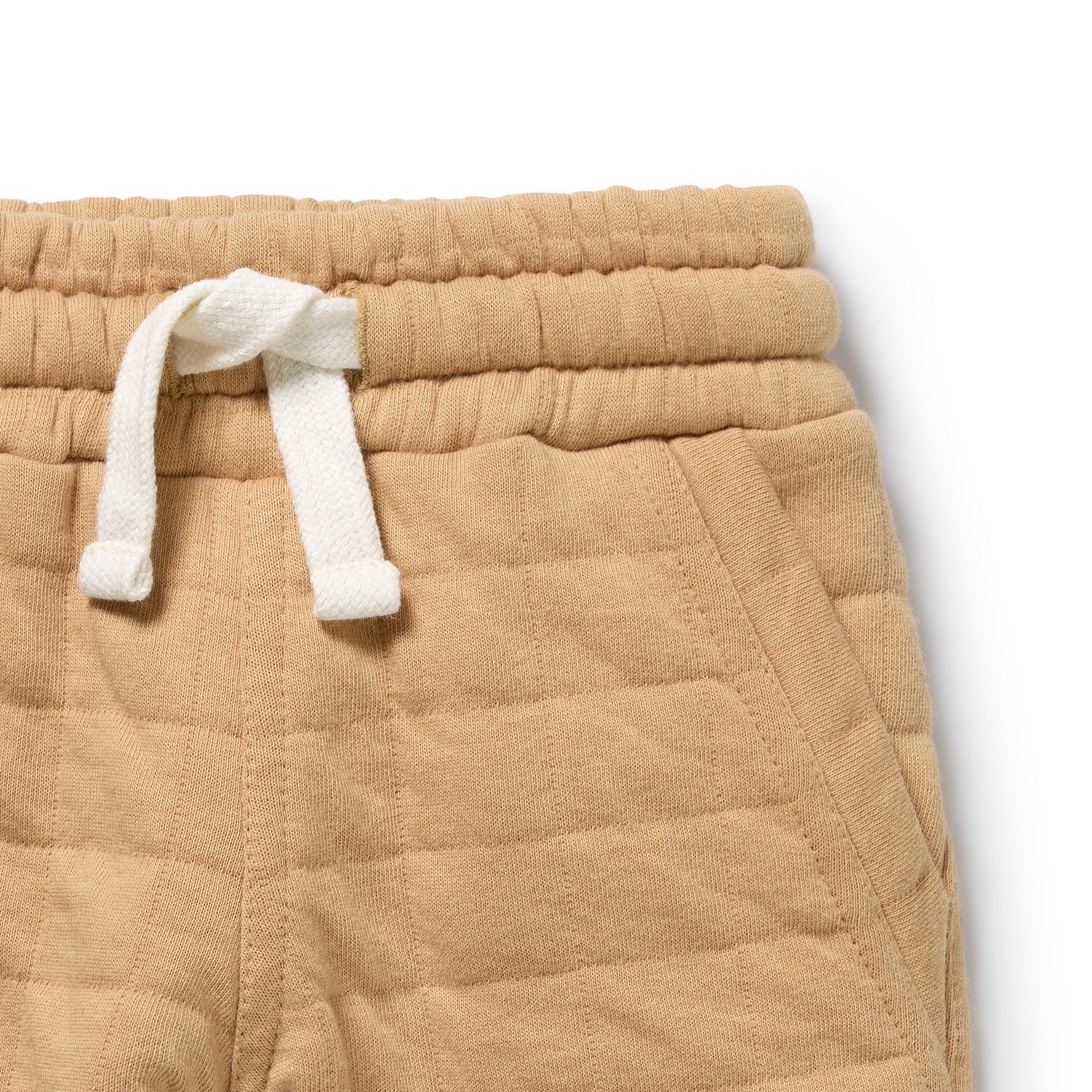 Honey Fawn Organic Quilted Sweat Pant - Image 2
