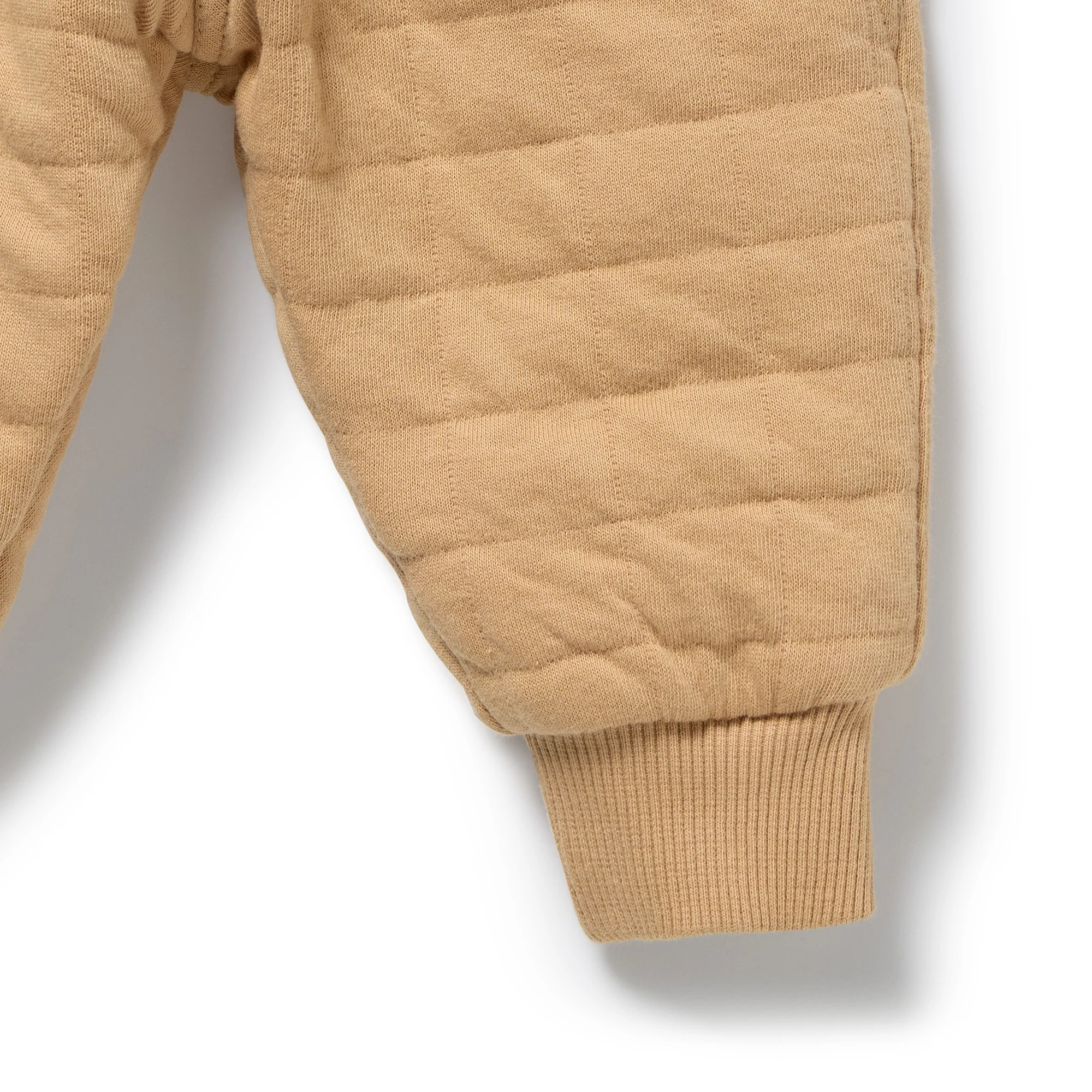 Honey Fawn Organic Quilted Sweat Pant - Image 3