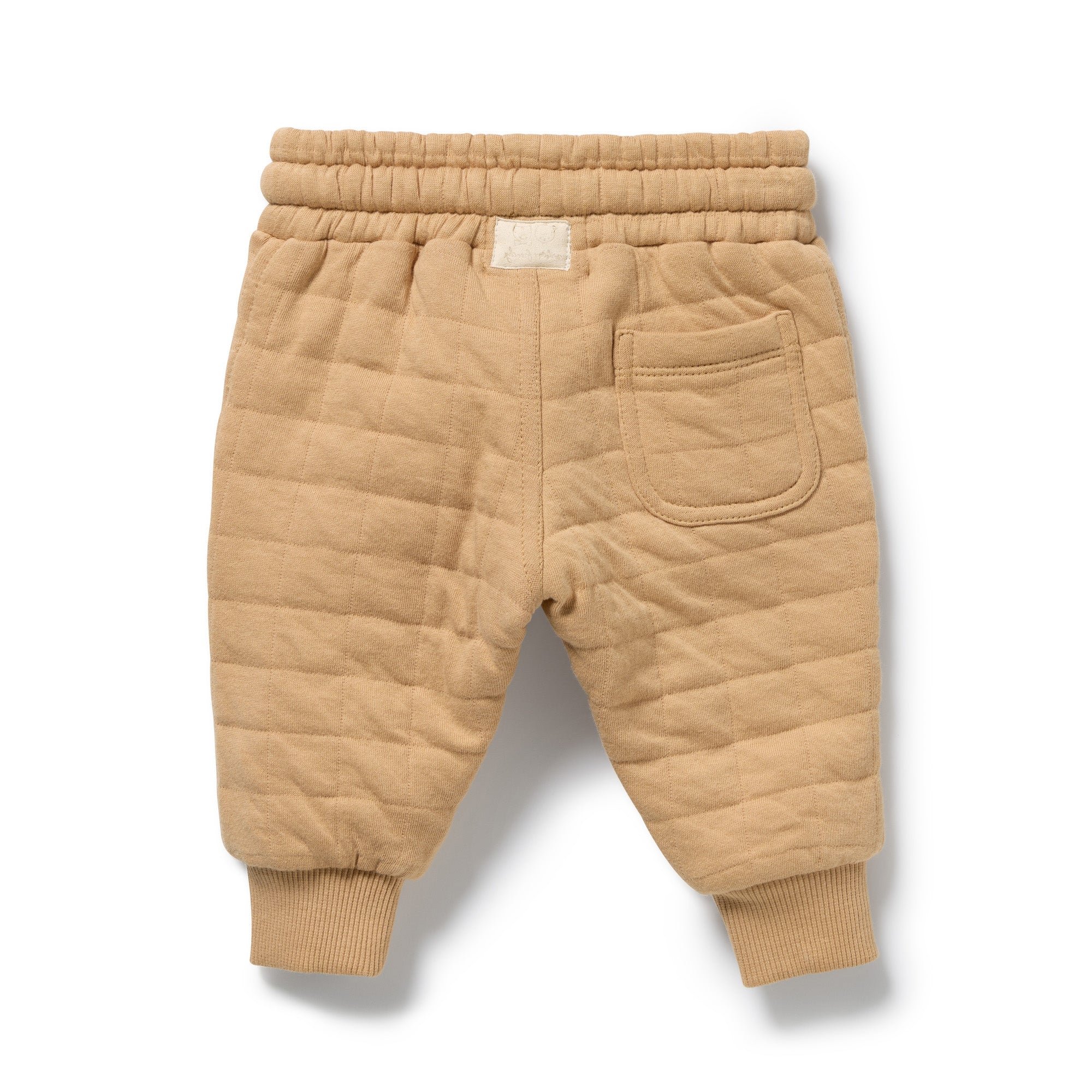 Honey Fawn Organic Quilted Sweat Pant - Image 4