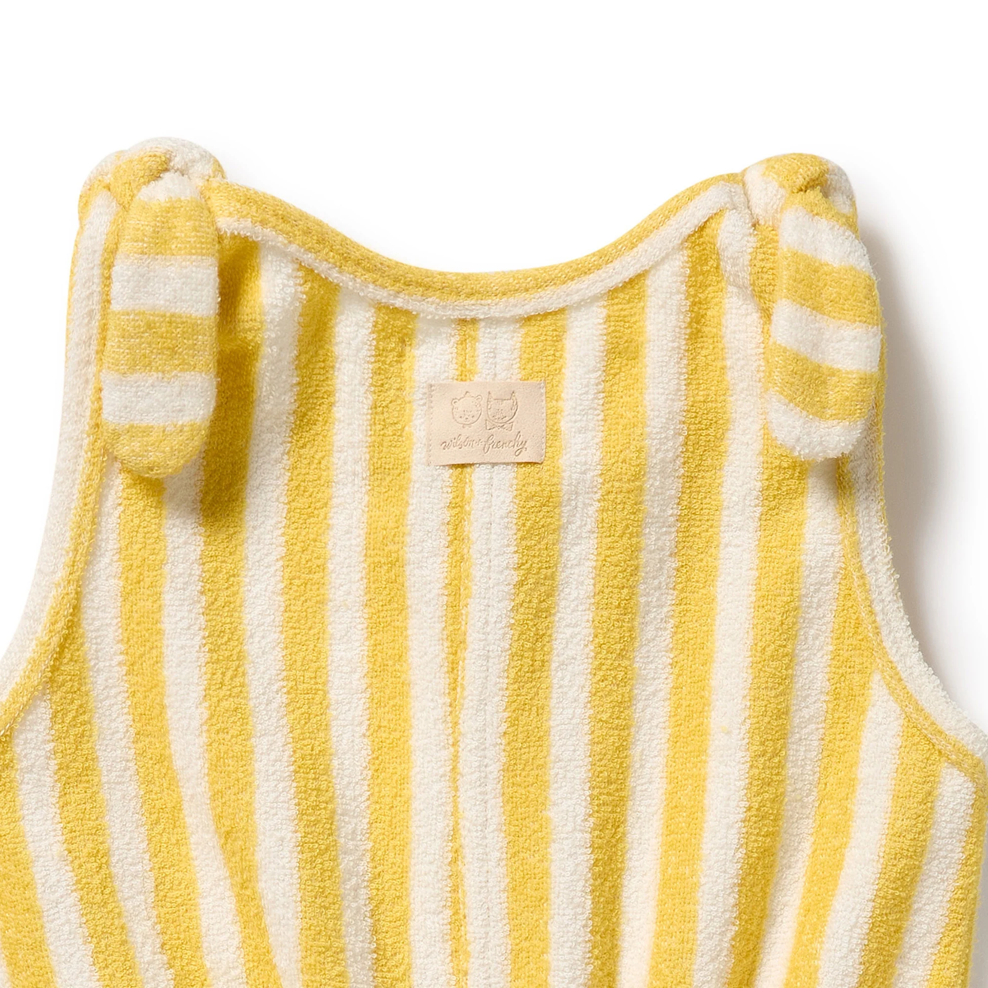 Organic Terry Playsuit - Honey Wave - Image 7