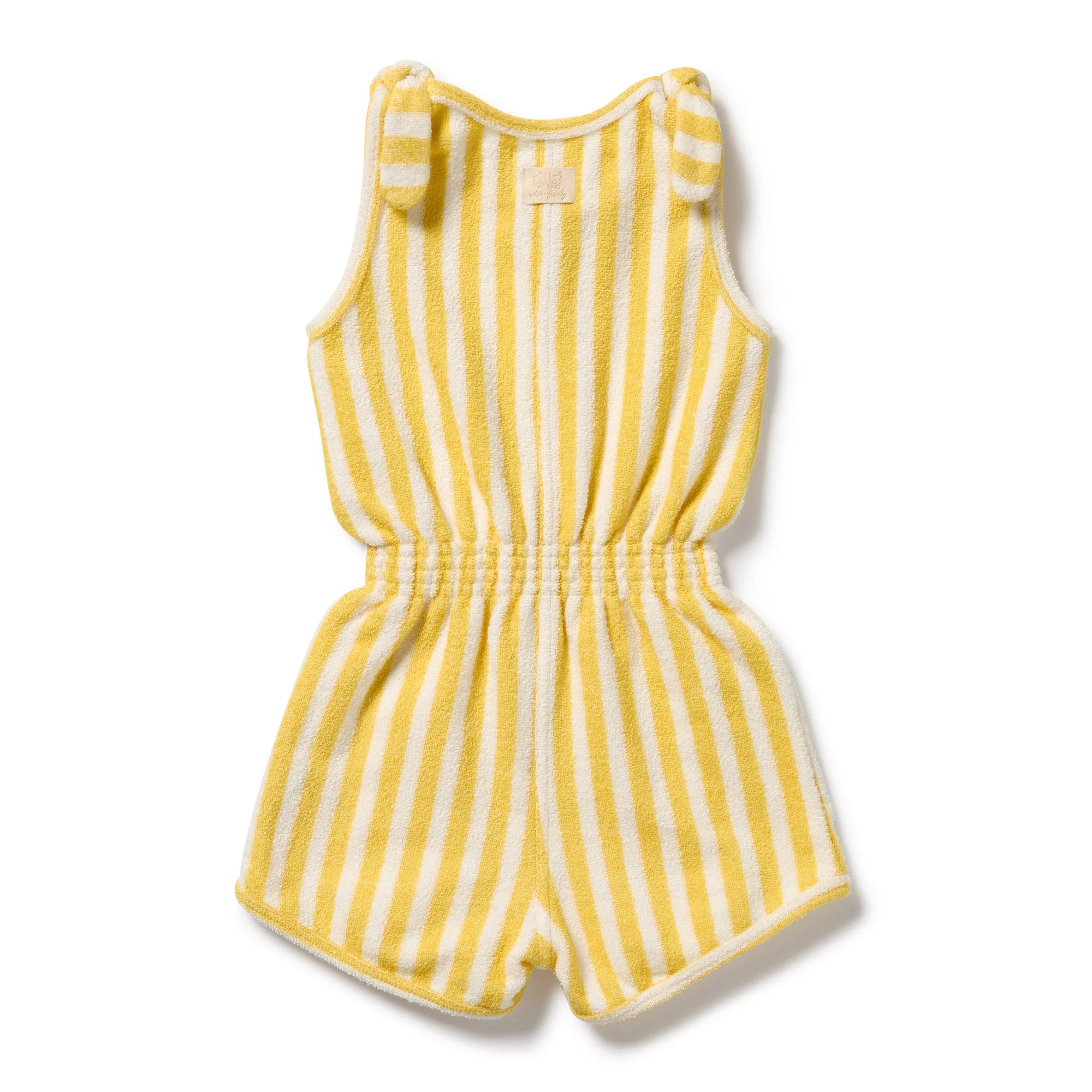 Organic Terry Playsuit - Honey Wave - Image 8