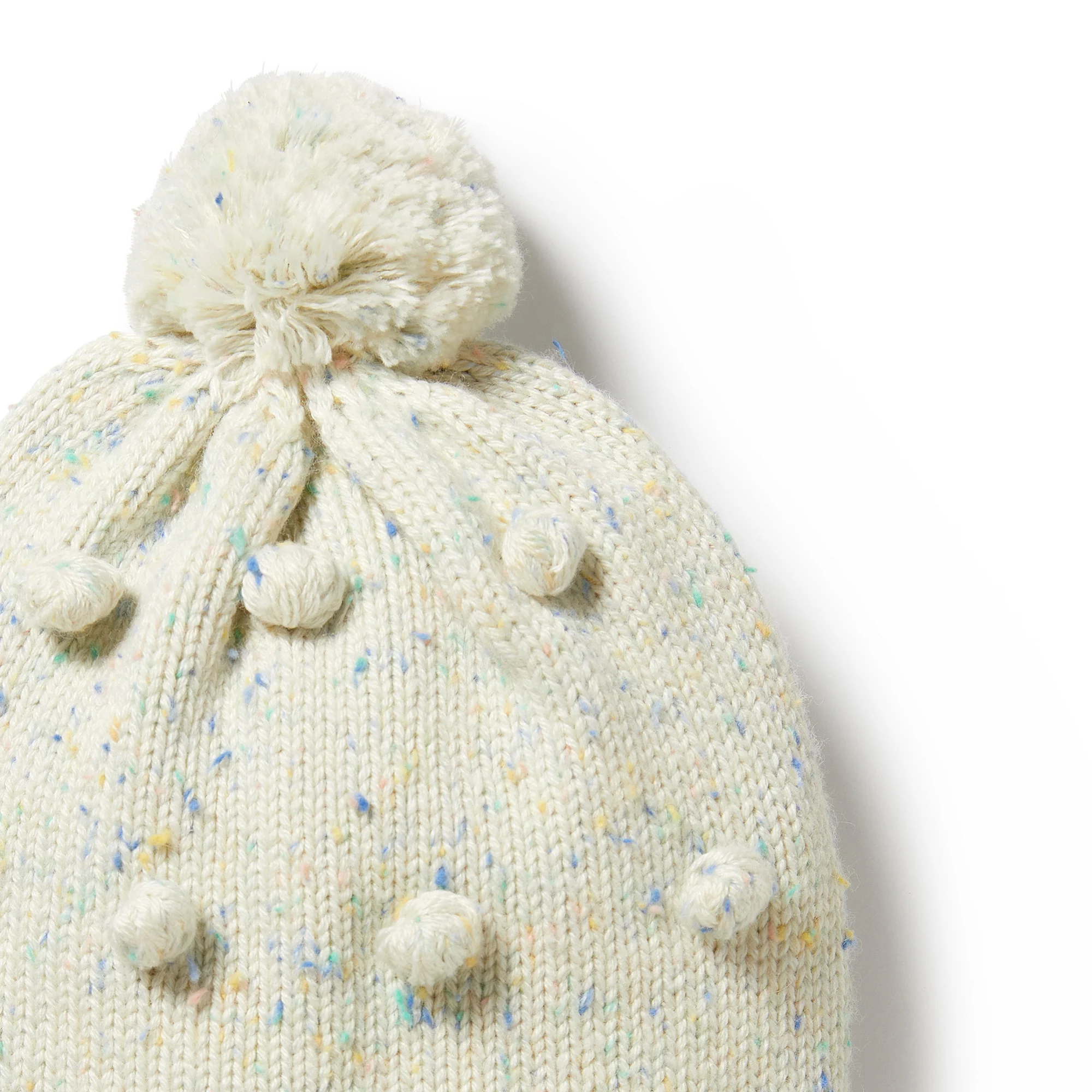 Wilson and Frenchy Knitted Bauble Hat - Dew Fleck - Image 5
