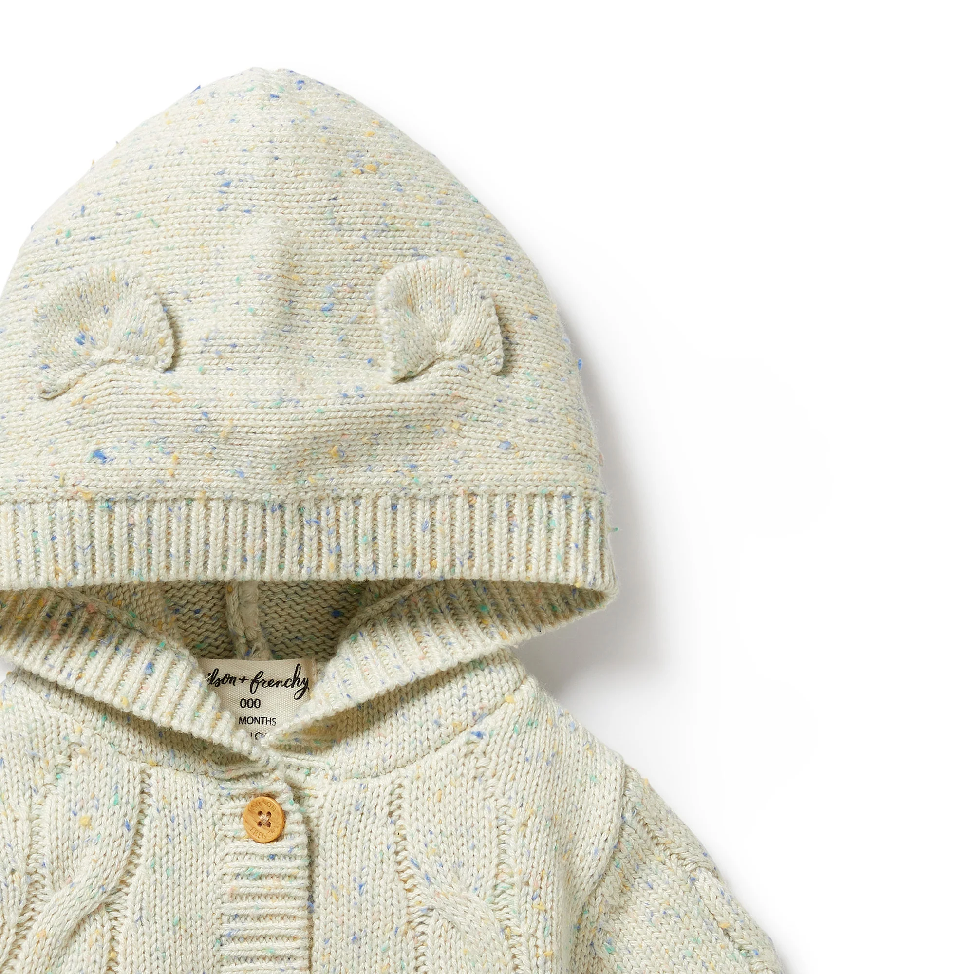 Knitted Cable Jacket - Dew Fleck - Image 2