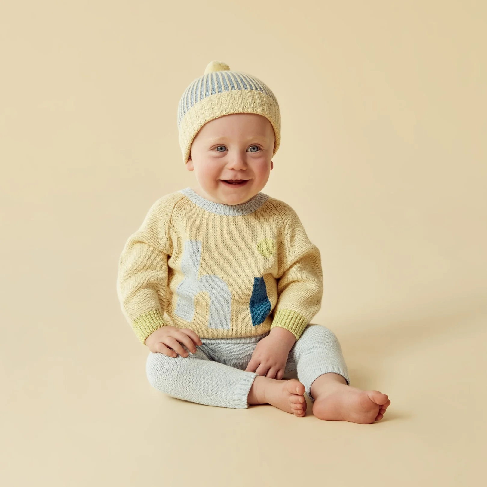 Knitted Hi Jumper - Dew - Image 2