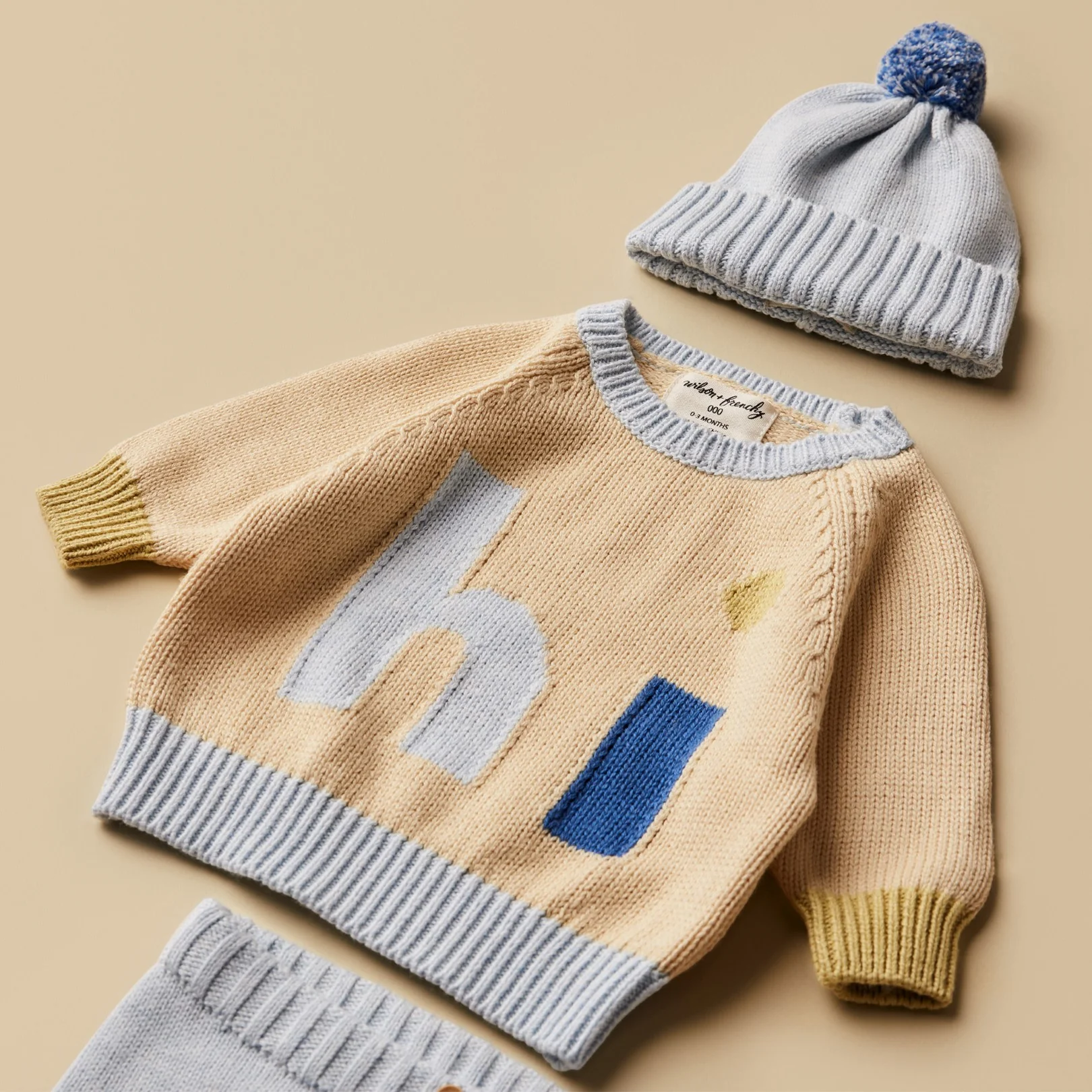 Knitted Hi Jumper - Dew - Image 3