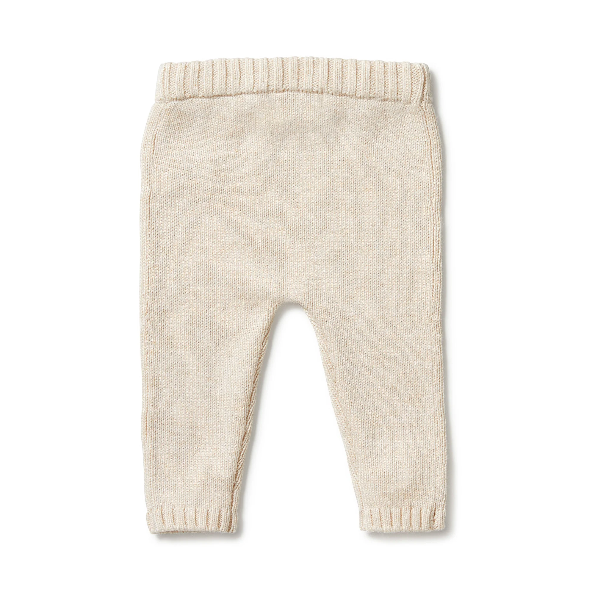 Knitted Legging - Sand Melange - Image 3