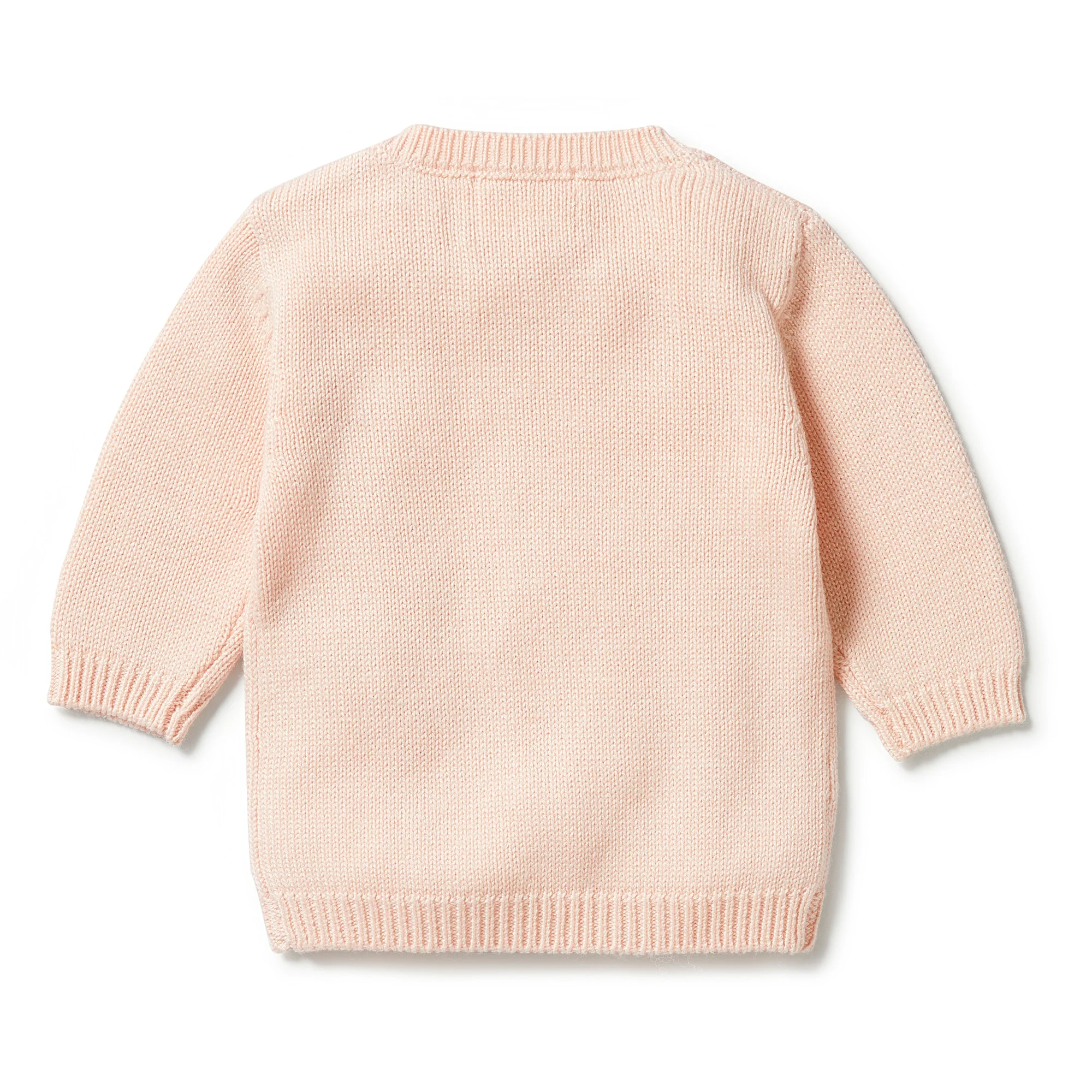 Knitted Mini Cable Jumper - Blush - Image 3