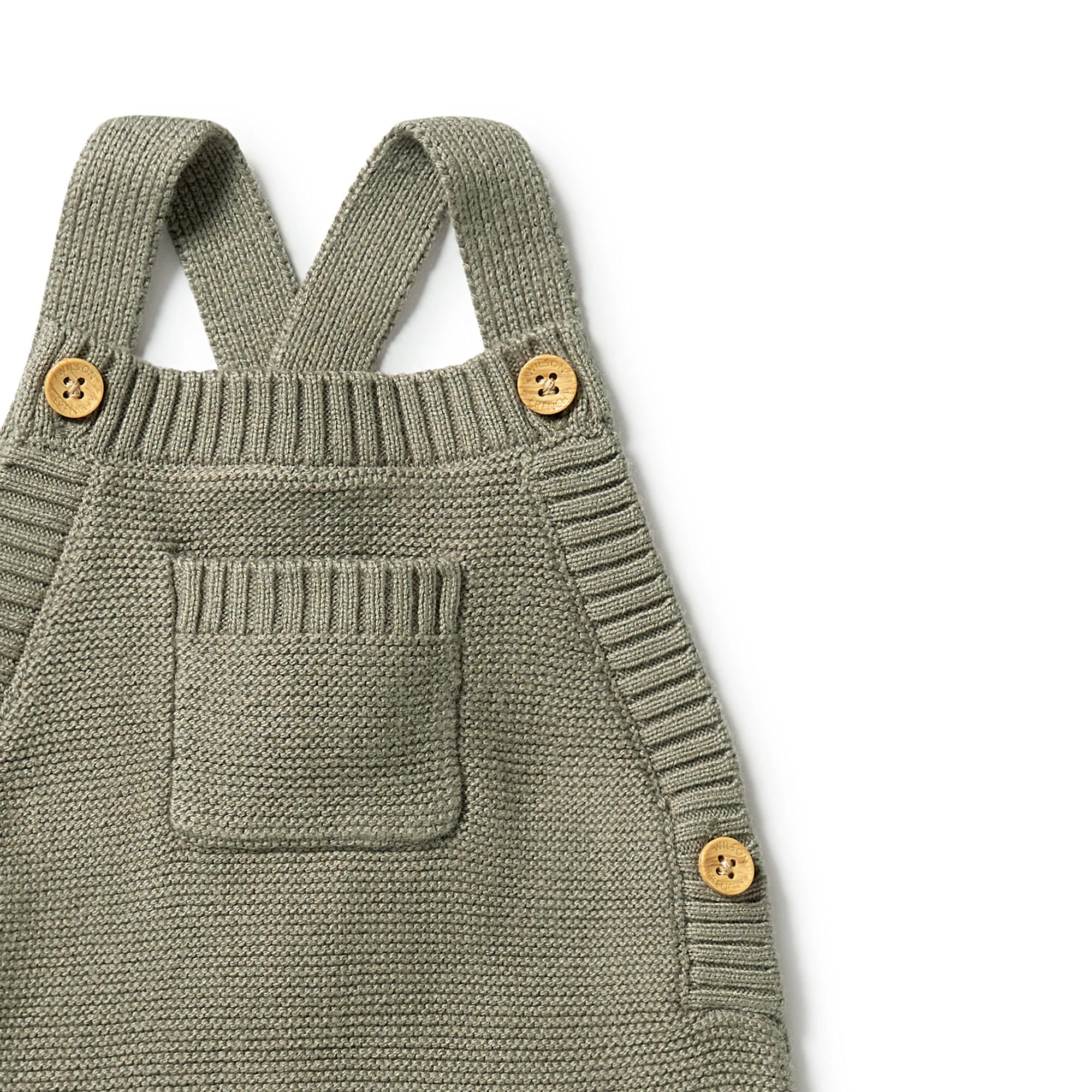 Knitted Overall - Dark Ivy - Image 3
