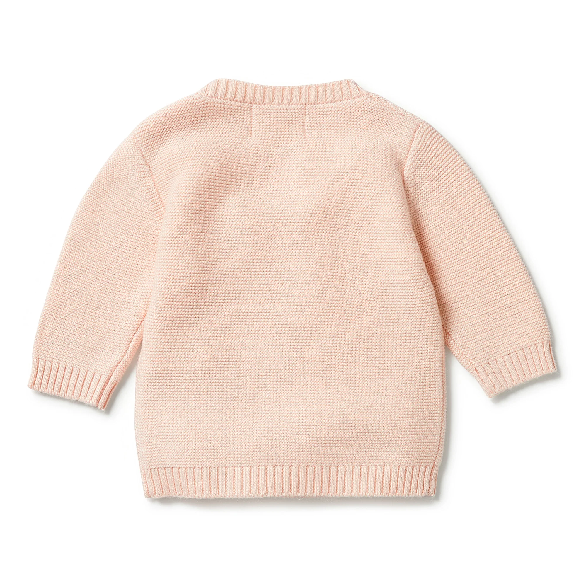 Knitted Pocket Jumper - Blush - Image 2