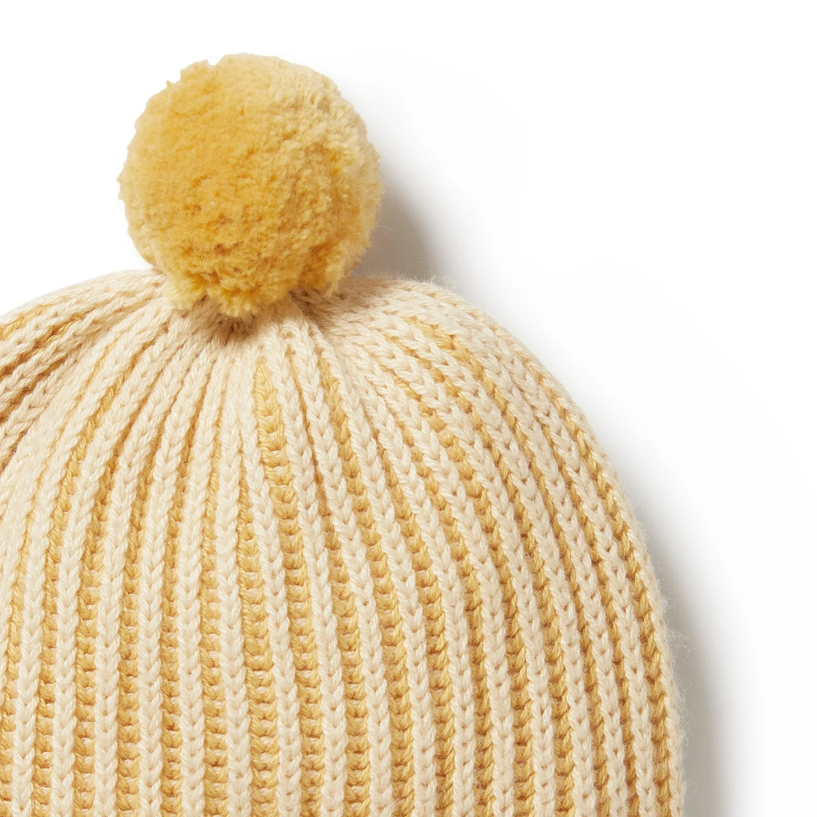 Wilson and Frenchy Knitted Ribbed Hat - Dijon - Image 5