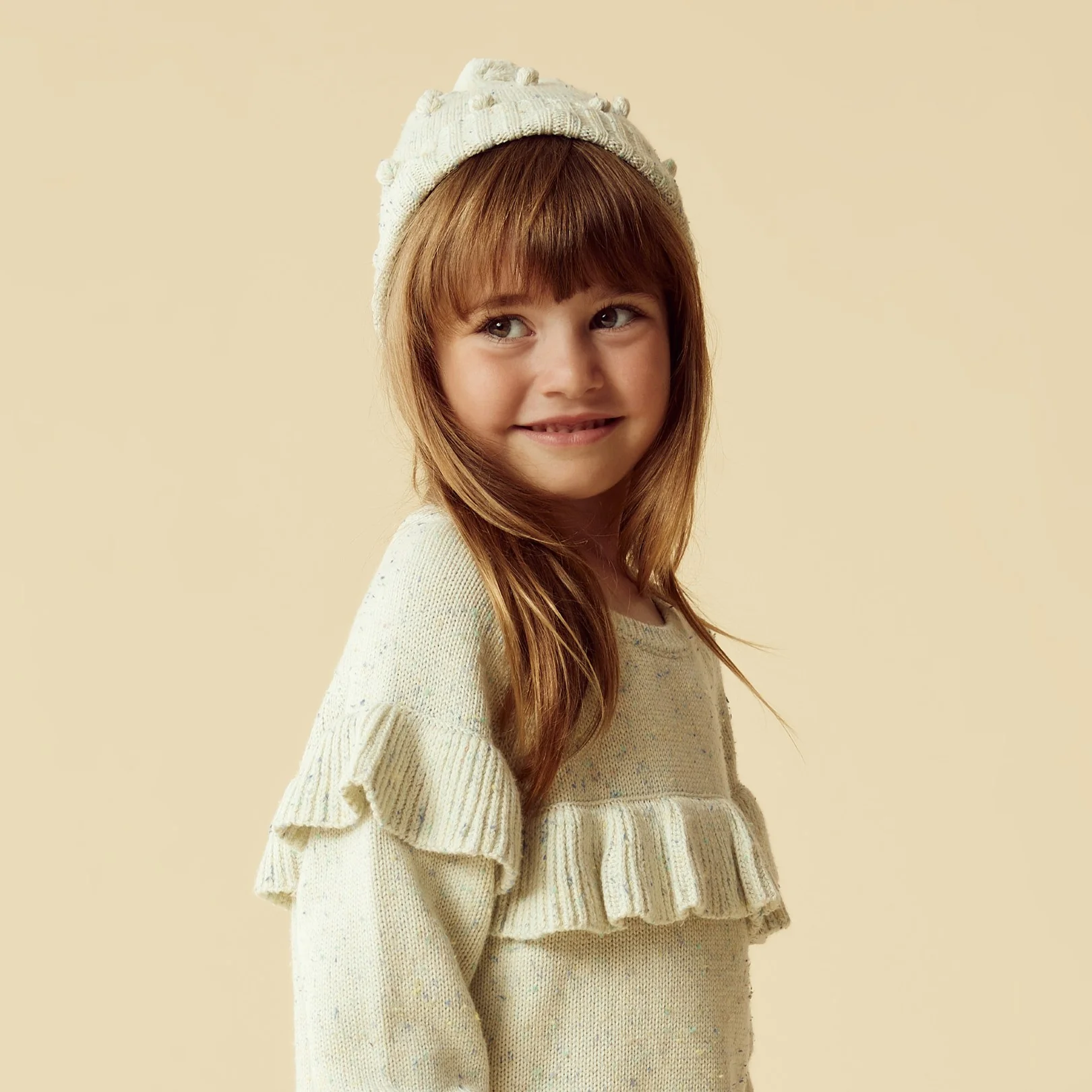 Knitted Ruffle Jumper - Dew Fleck - Image 5