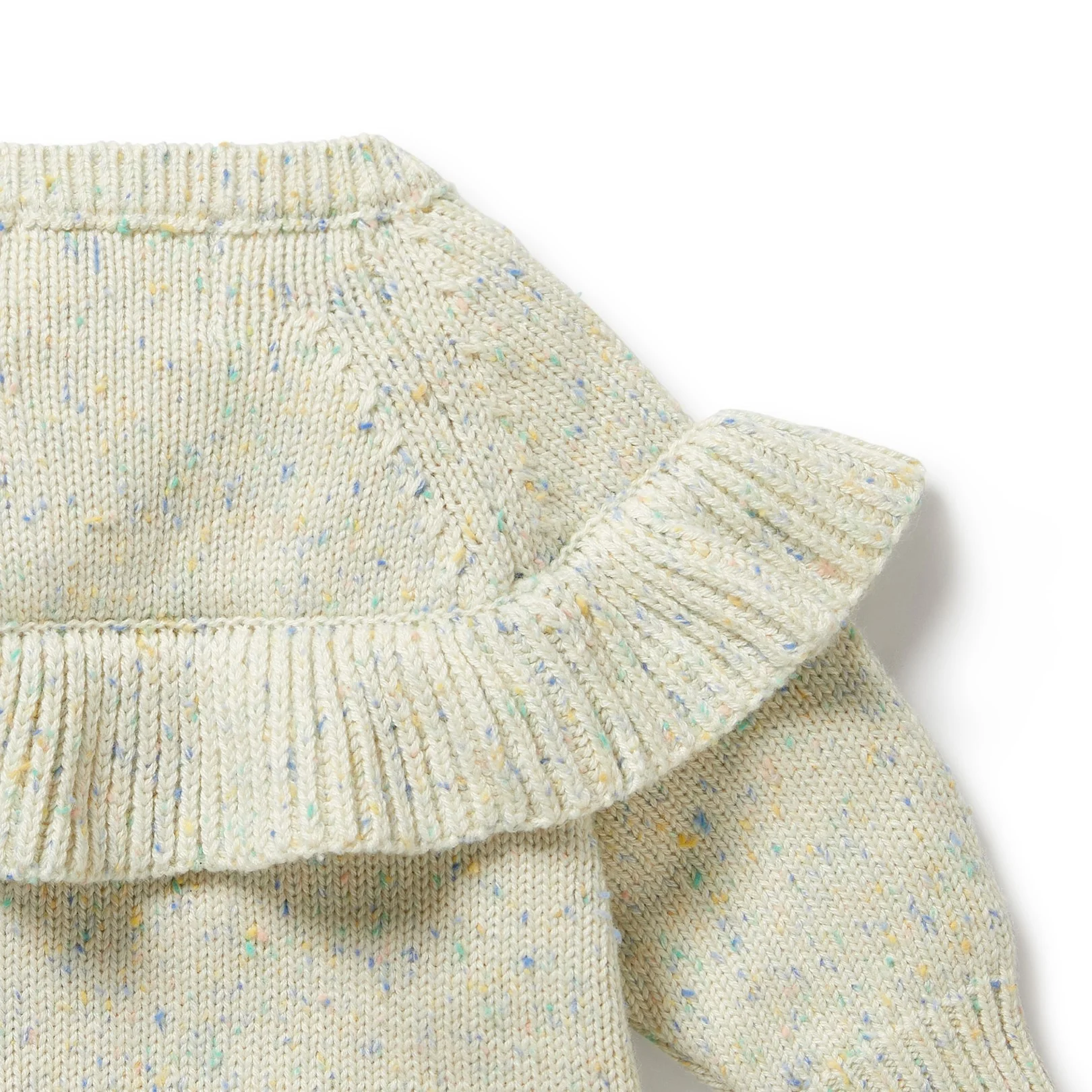 Knitted Ruffle Jumper - Dew Fleck - Image 8