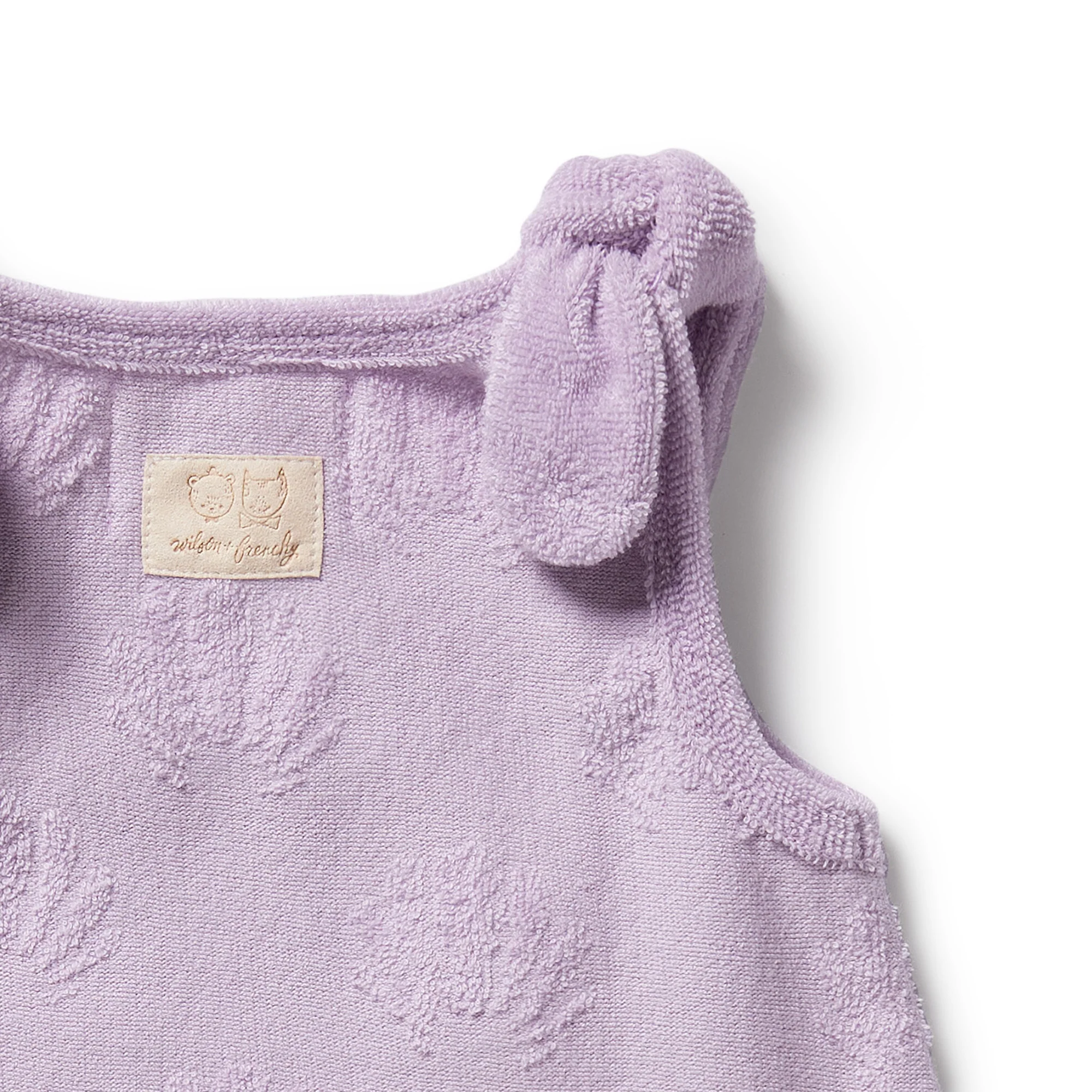 Organic Terry Singlet - Lavender Shells - Image 3