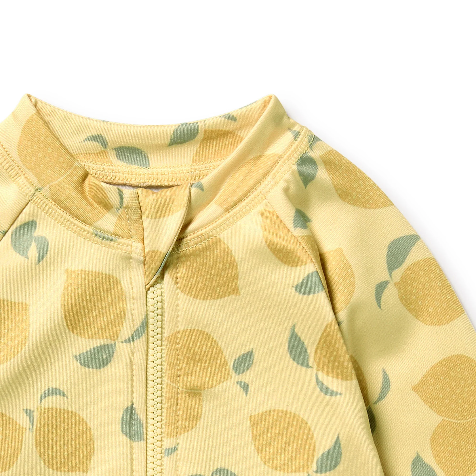 Long Sleeved Swimsuit - Lemon Drop - Image 2