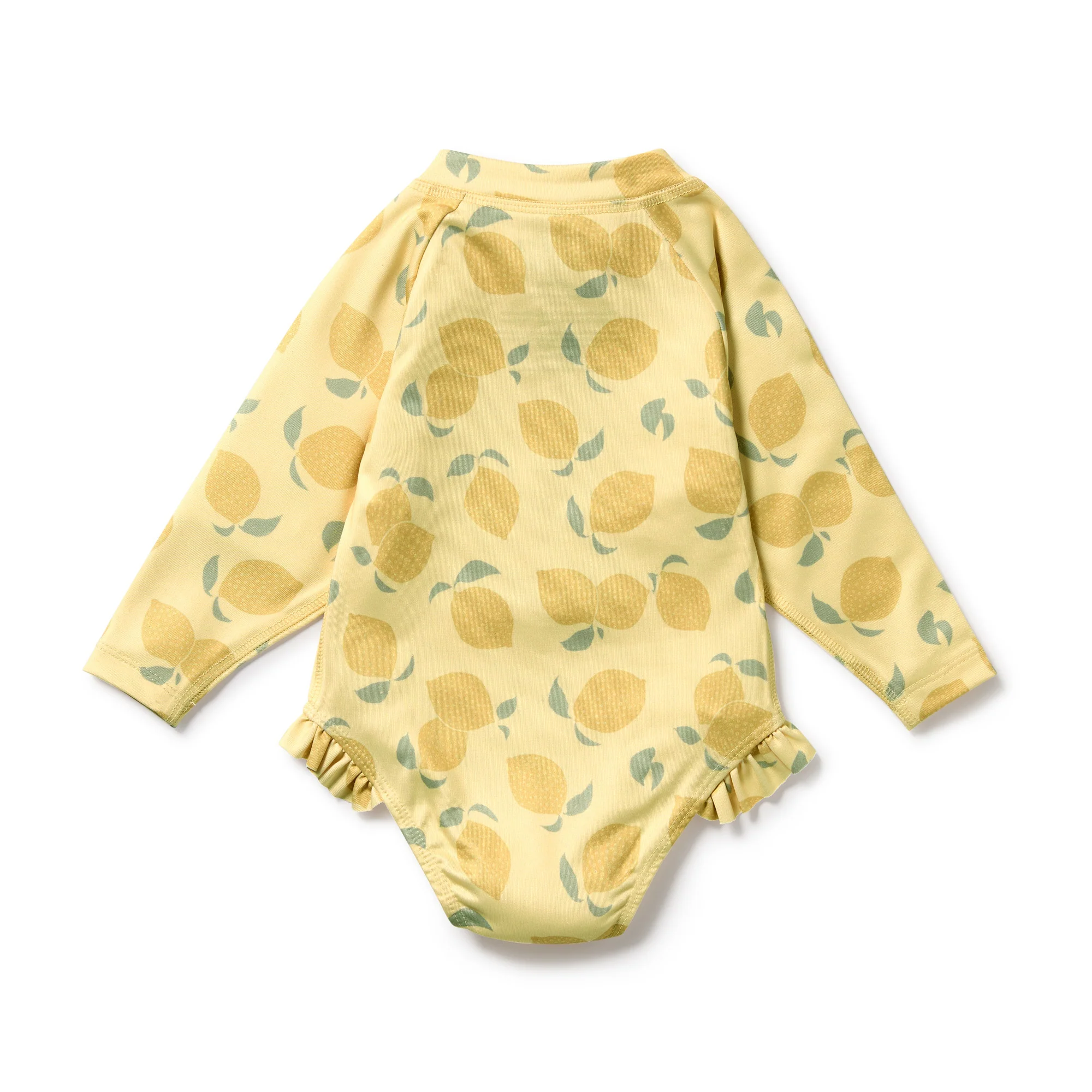 Long Sleeved Swimsuit - Lemon Drop - Image 4