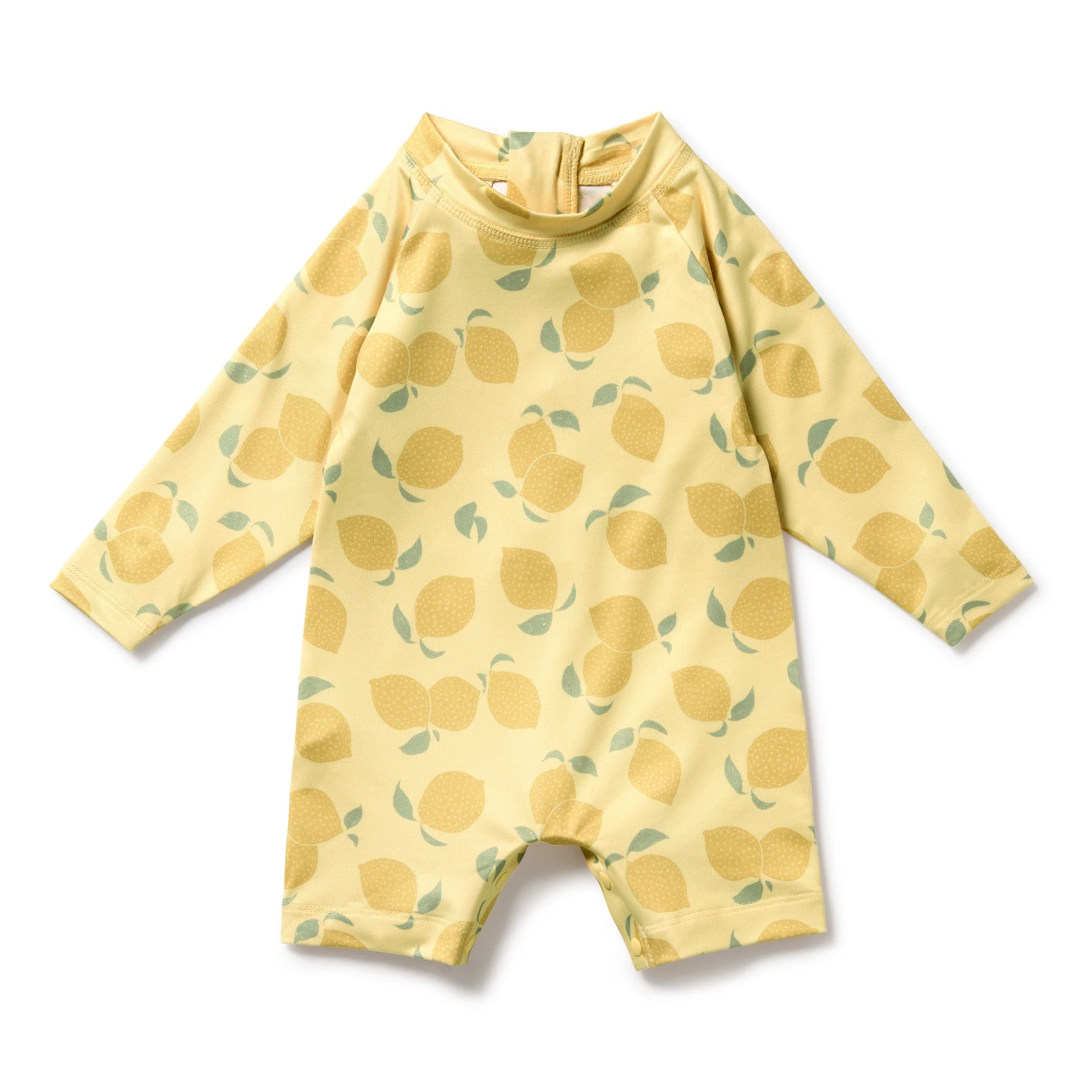 One Piece Boyleg Swimsuit - Lemon Drop