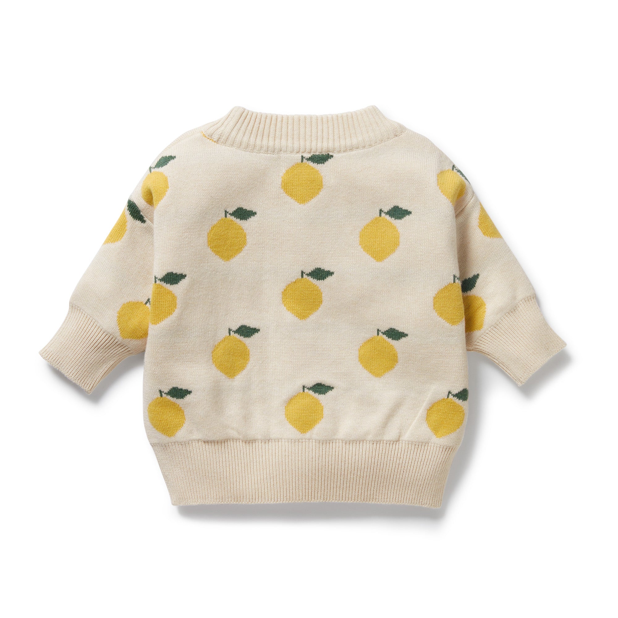 Wilson & Frenchy - Lemony Organic Knitted Jacquard Jumper - Image 4