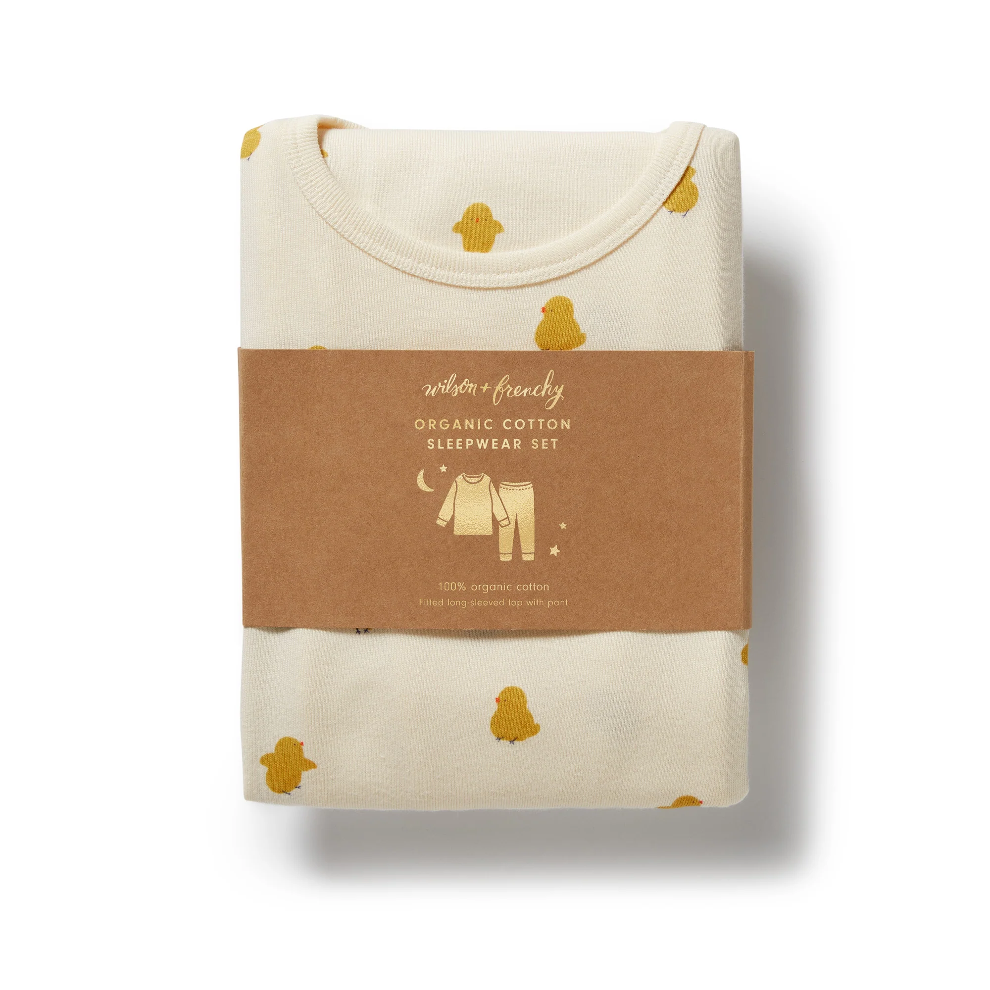 Wilson & Frenchy - Little Chick Organic Long Sleeved Pyjamas - Image 4