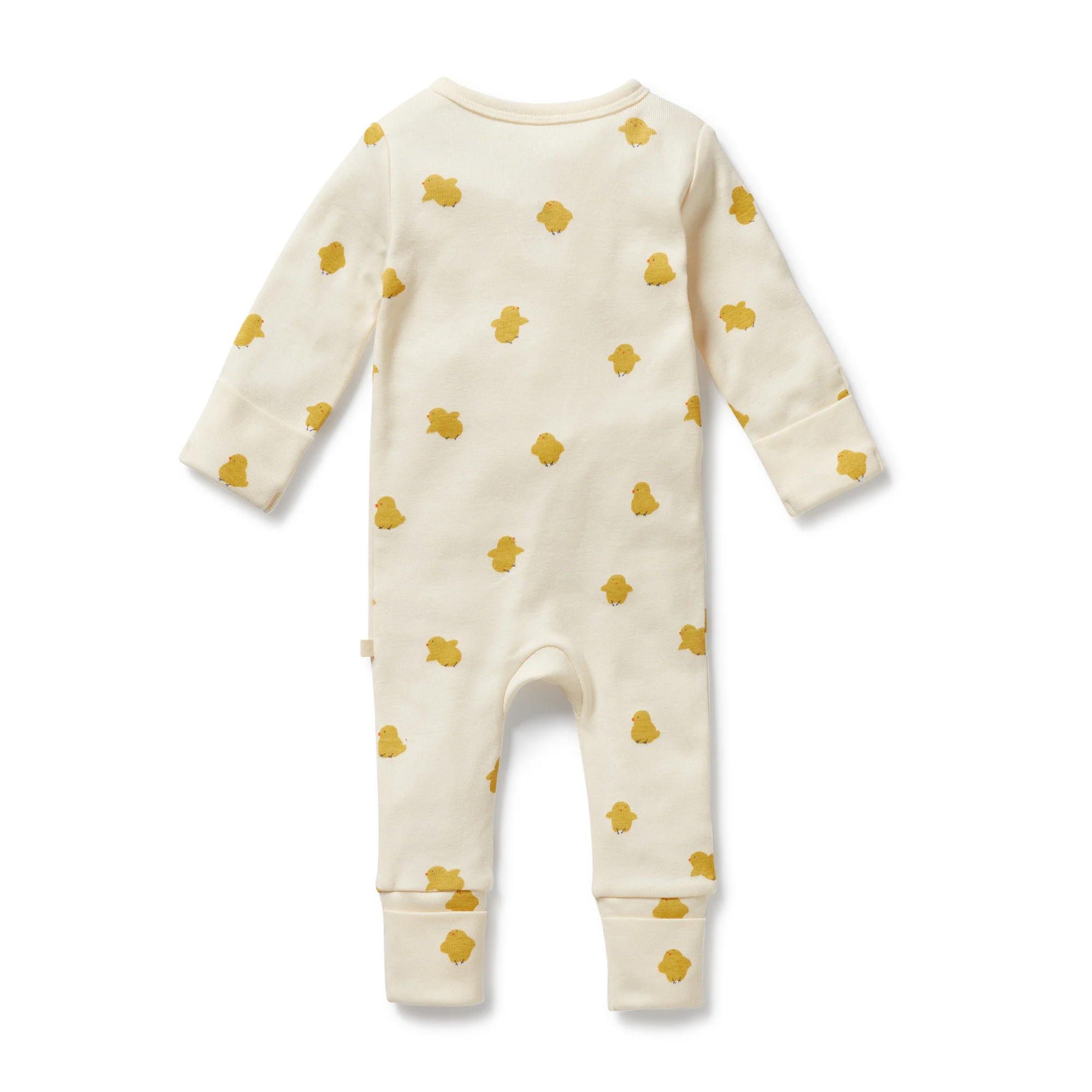 Wilson & Frenchy - Little Chick Organic Zipsuit With Feet - Image 5