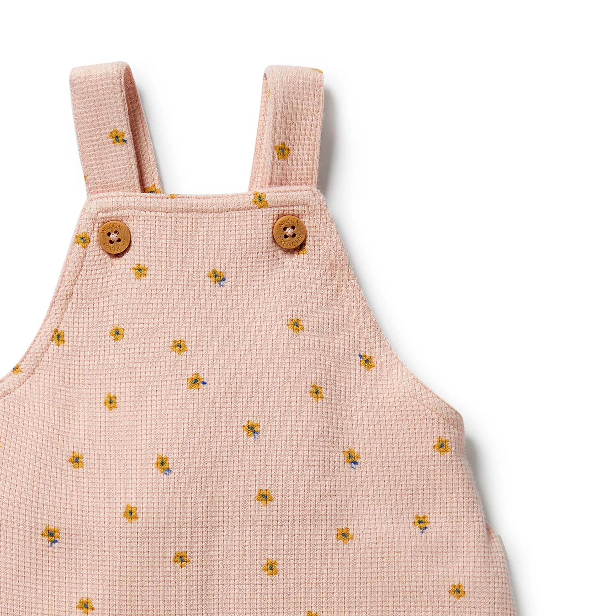 Wilson & Frenchy - Little Fleur Organic Waffle Overall - Image 2