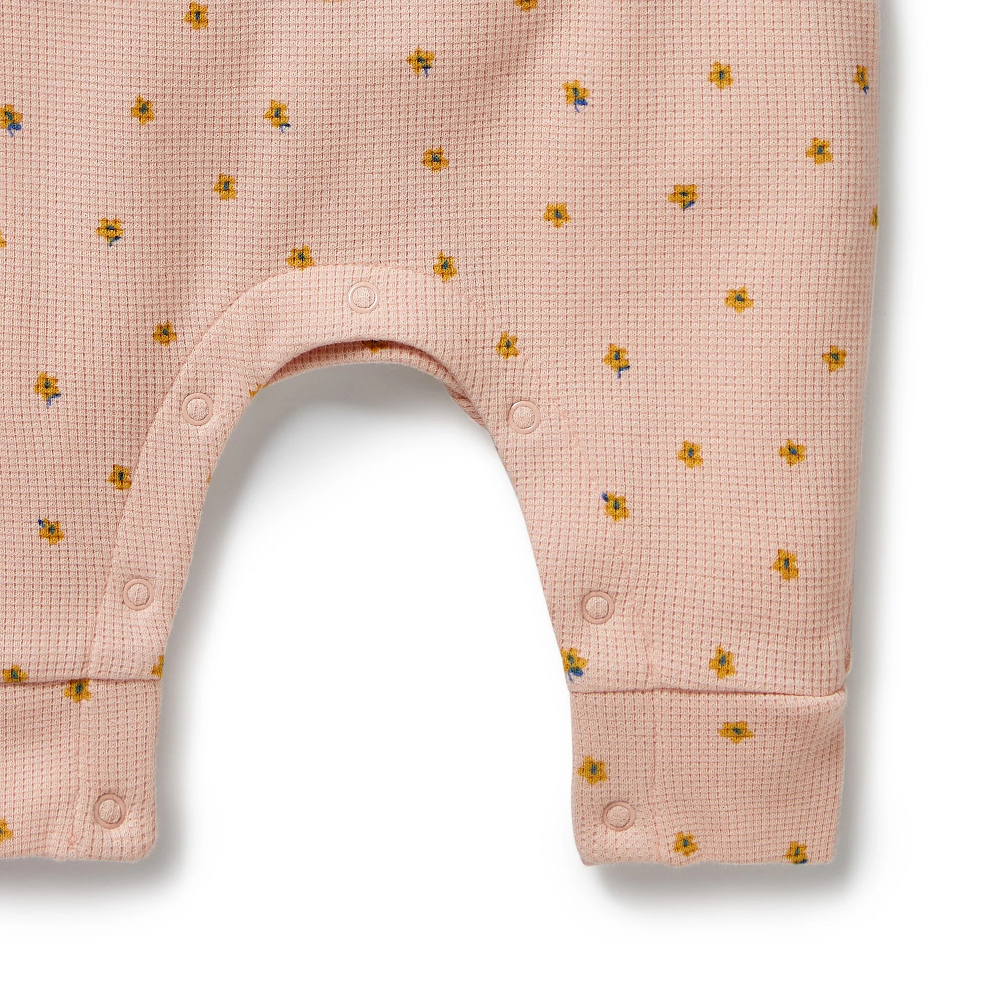 Wilson & Frenchy - Little Fleur Organic Waffle Overall - Image 4