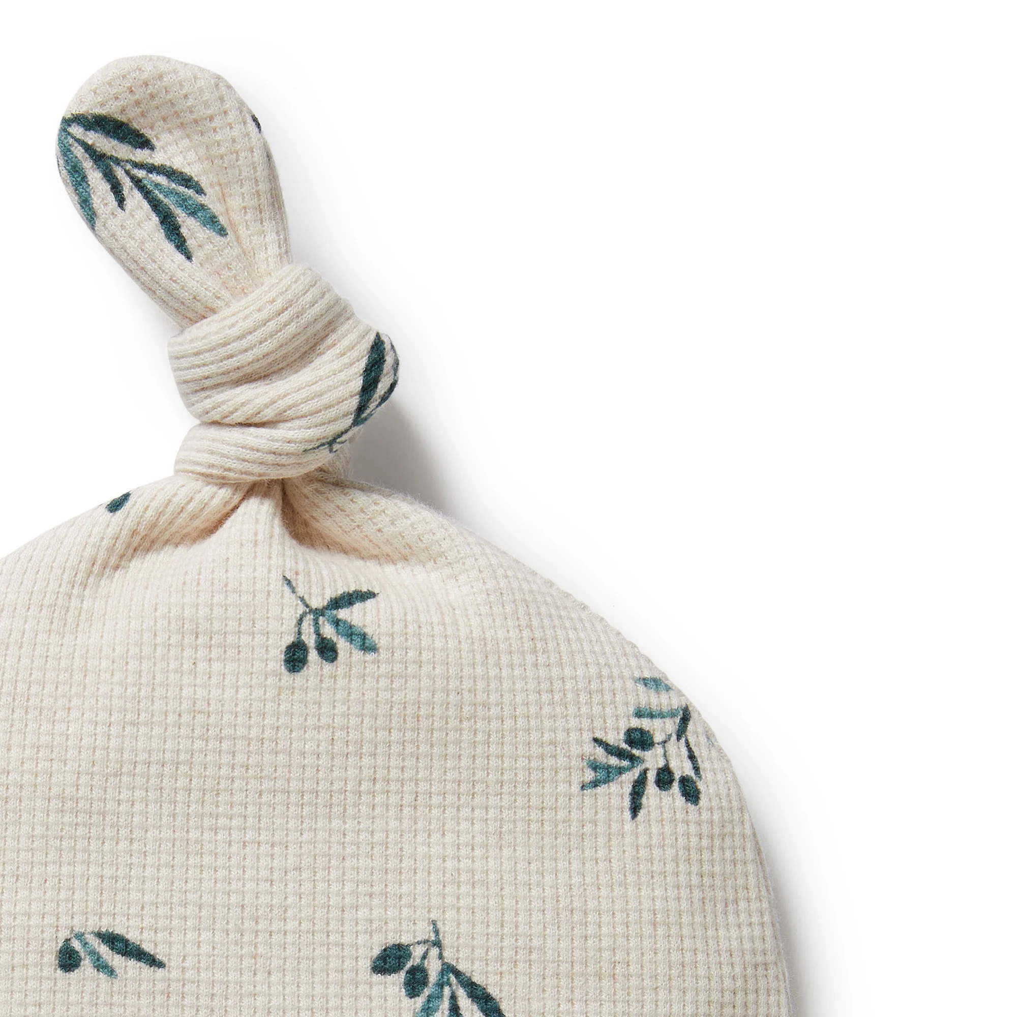 Wilson & Frenchy - Little Olive Organic Waffle Knot Hat - Image 2