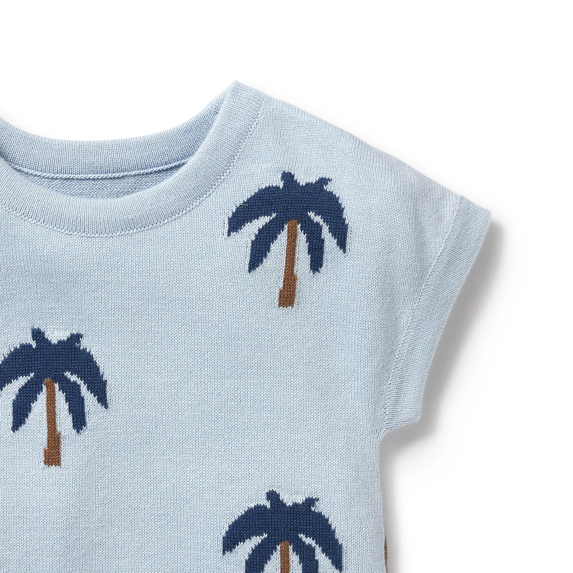 Little Palm Organic Knitted Growsuit - Image 3