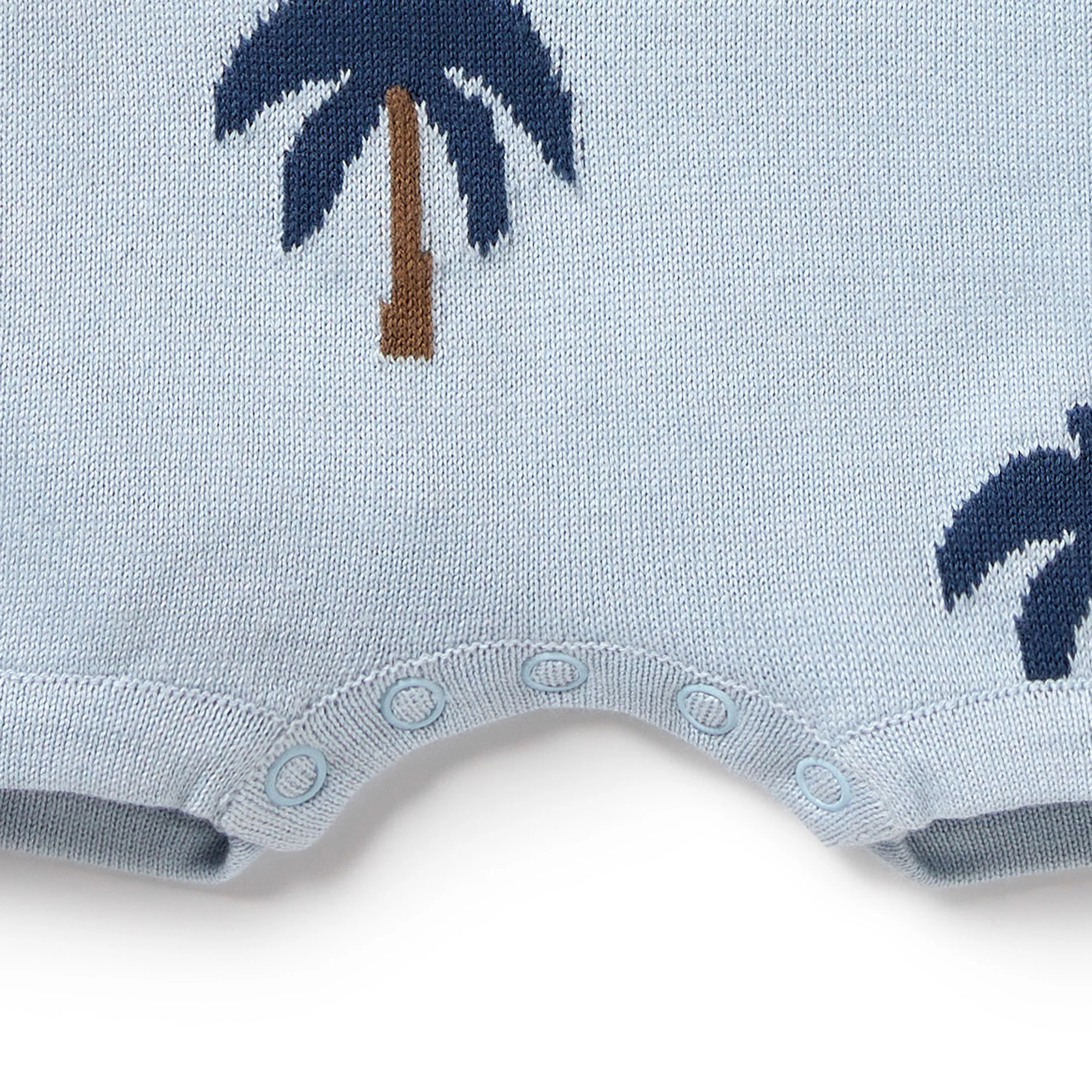 Little Palm Organic Knitted Growsuit - Image 4