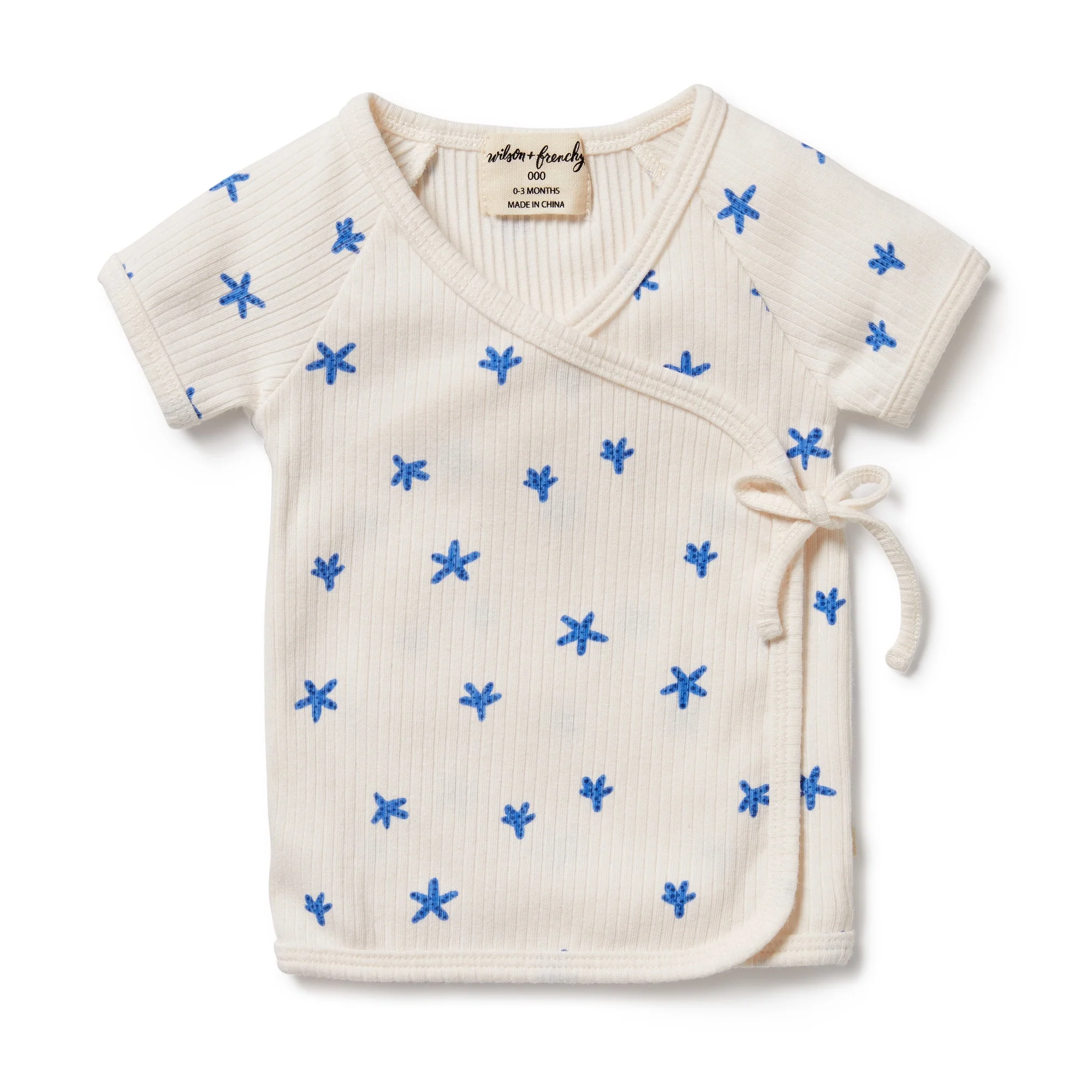 Little Starfish Organic Rib Kimono Top