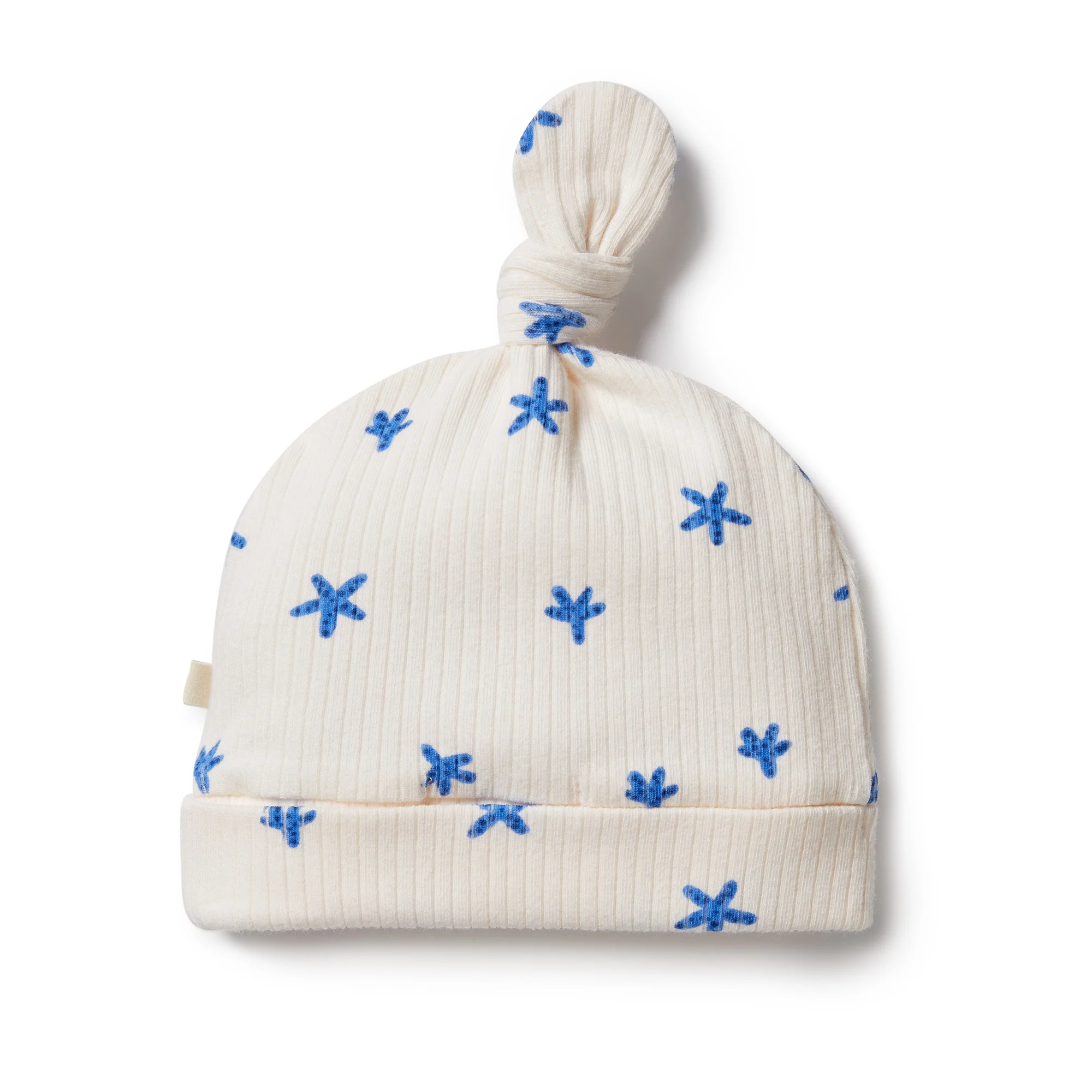 Wilson and Frenchy Little Starfish Organic Rib Knot Hat - Image 3